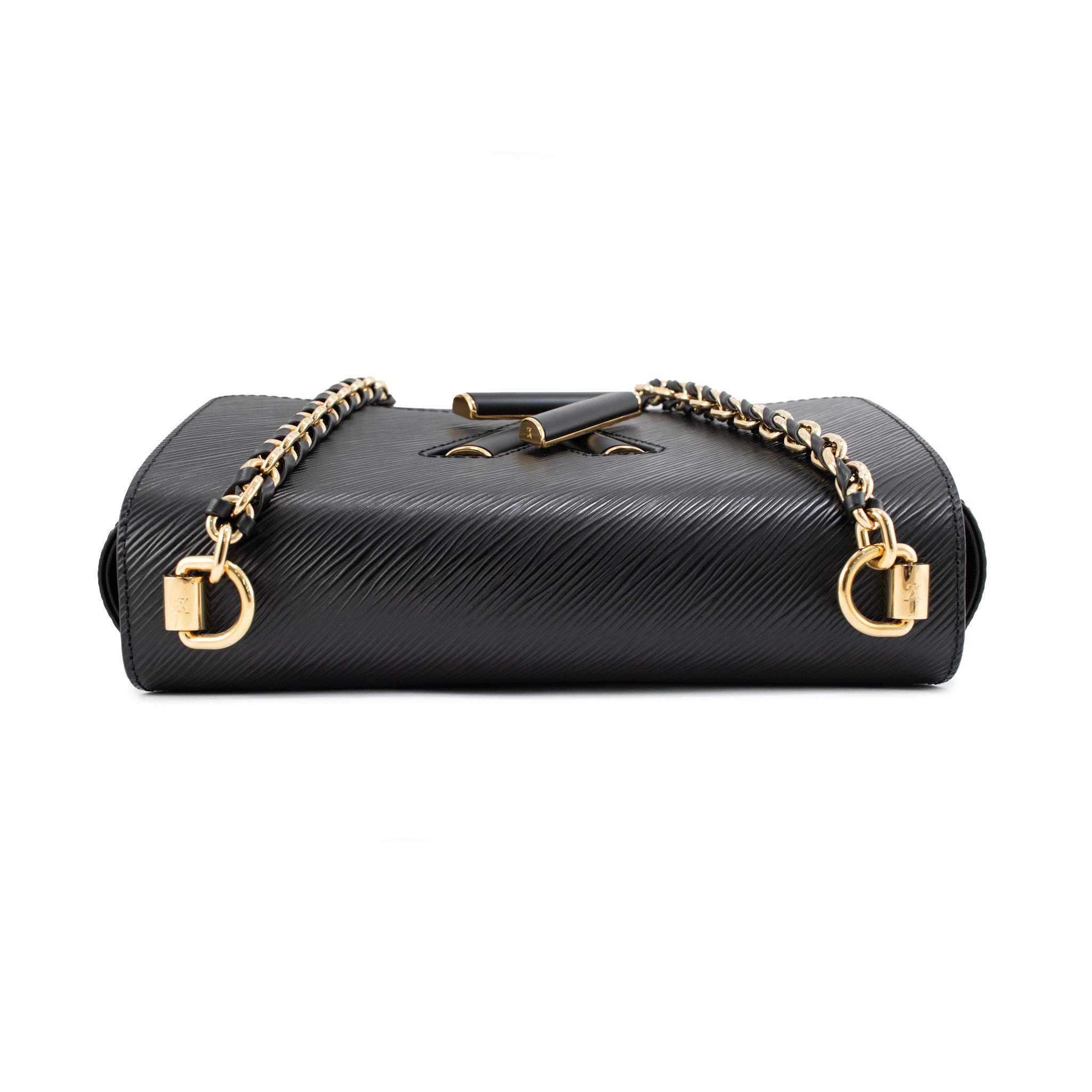 Louis Vuitton Twist MM Black Epi Leather Gold-Tone Chain Shoulder Bag