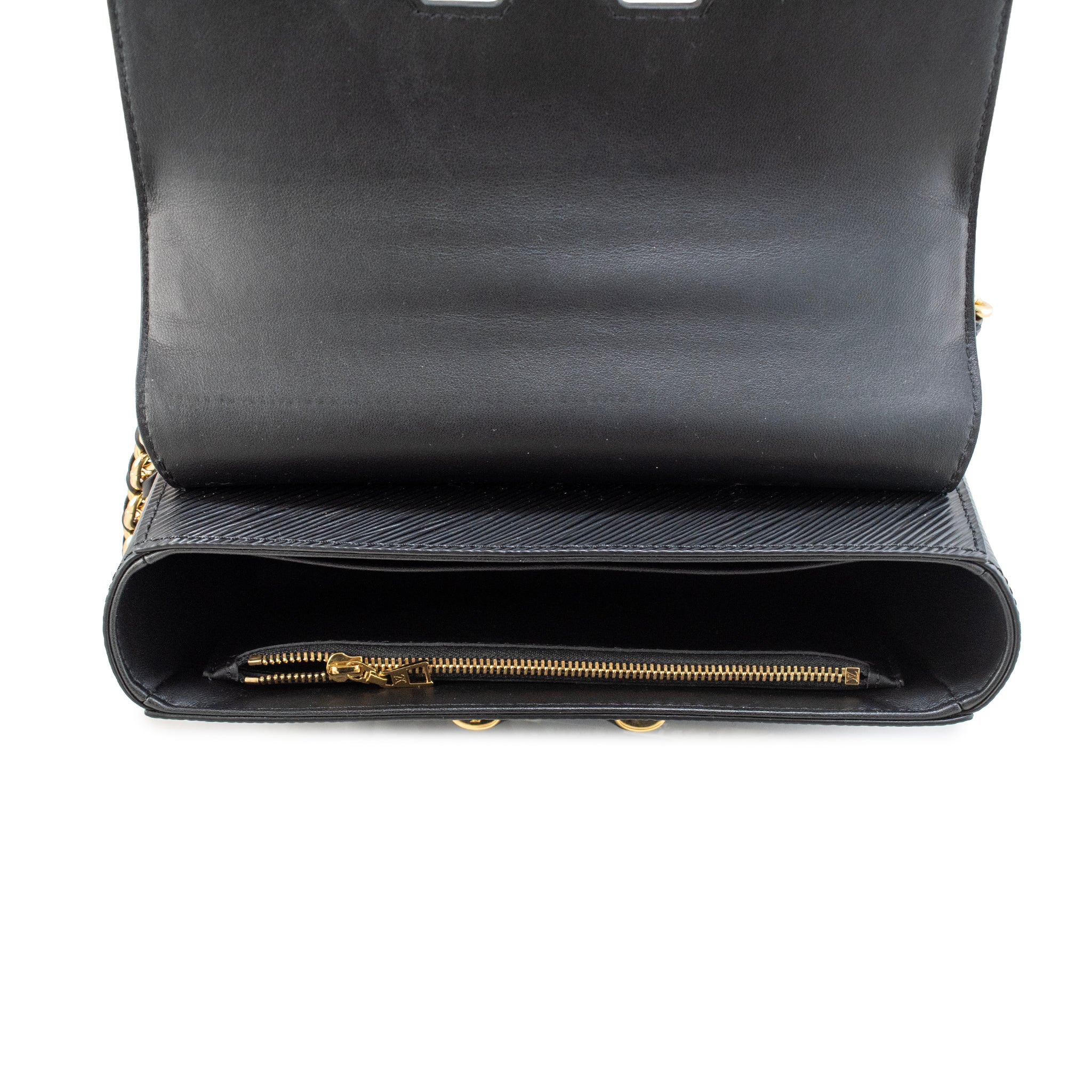 Louis Vuitton Twist MM Black Epi Leather Gold-Tone Chain Shoulder Bag