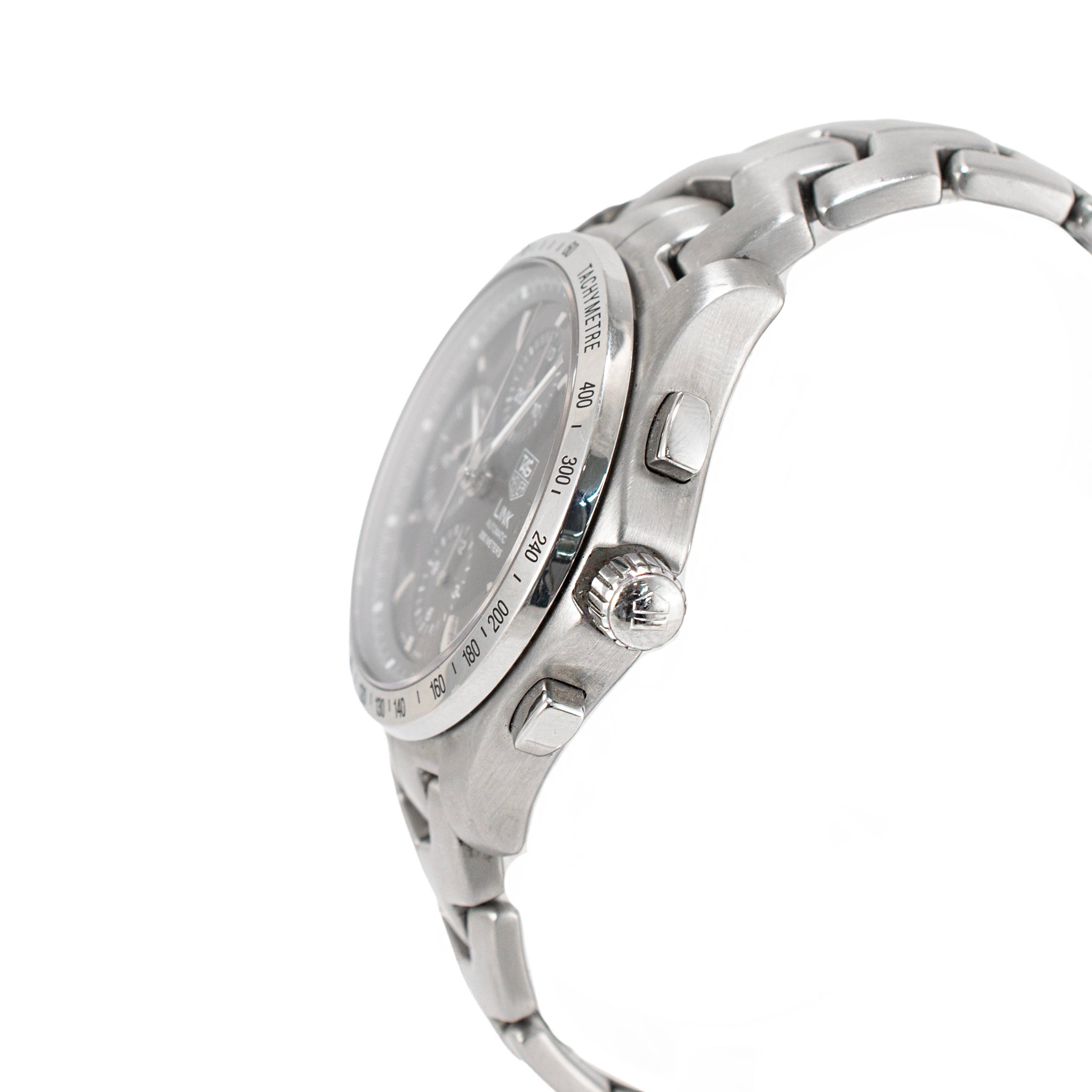 Tag Heuer Link 42MM CJF2115 Tachymeter Bezel Grey Dial Automatic Watch