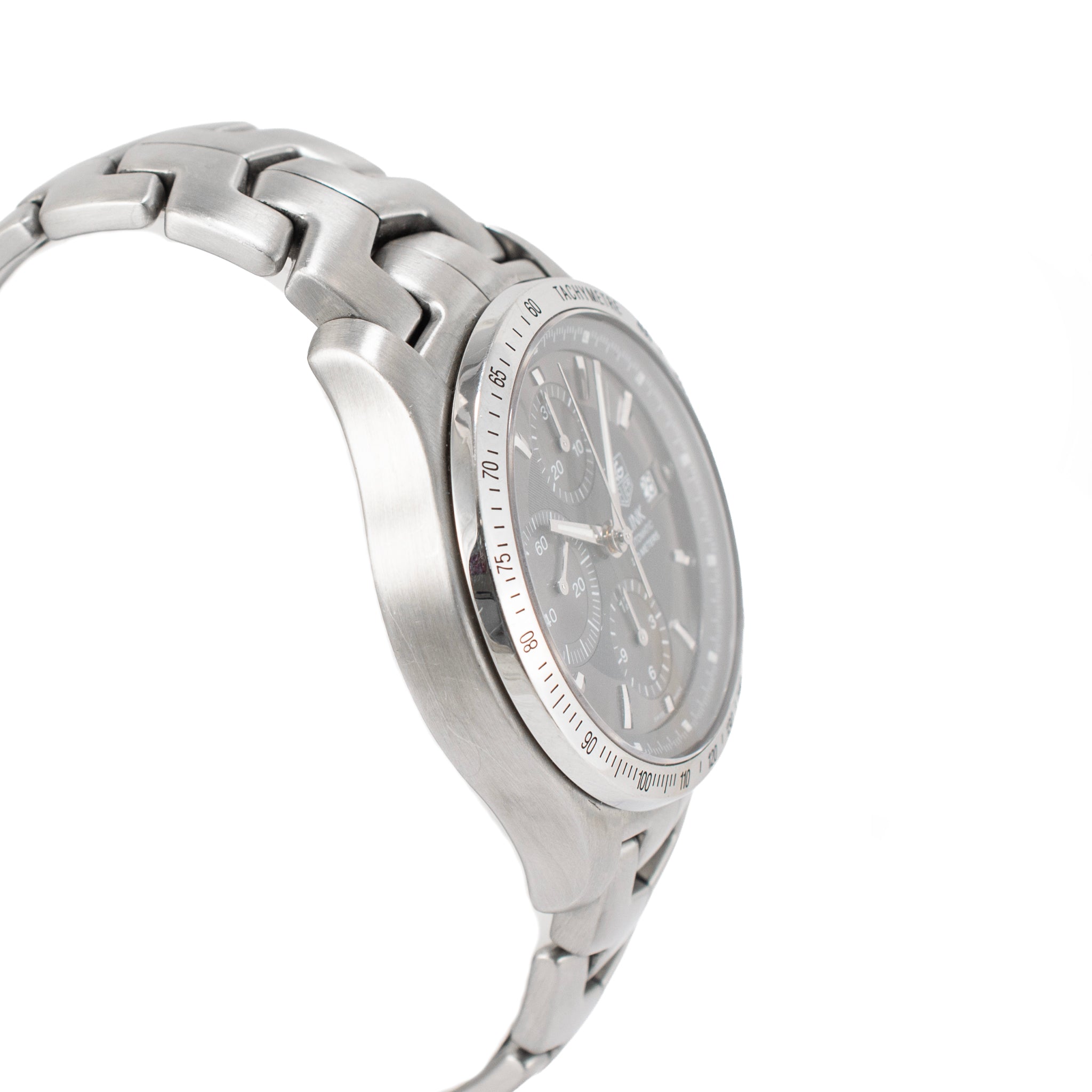 Tag Heuer Link 42MM CJF2115 Tachymeter Bezel Grey Dial Automatic Watch