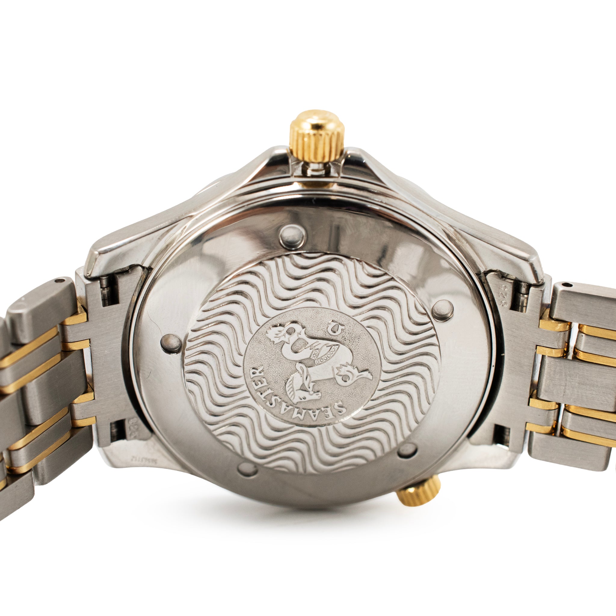 Omega Seamaster 41MM 2342.80.00 Gold & Steel Royal Blue Dial Quartz Watch