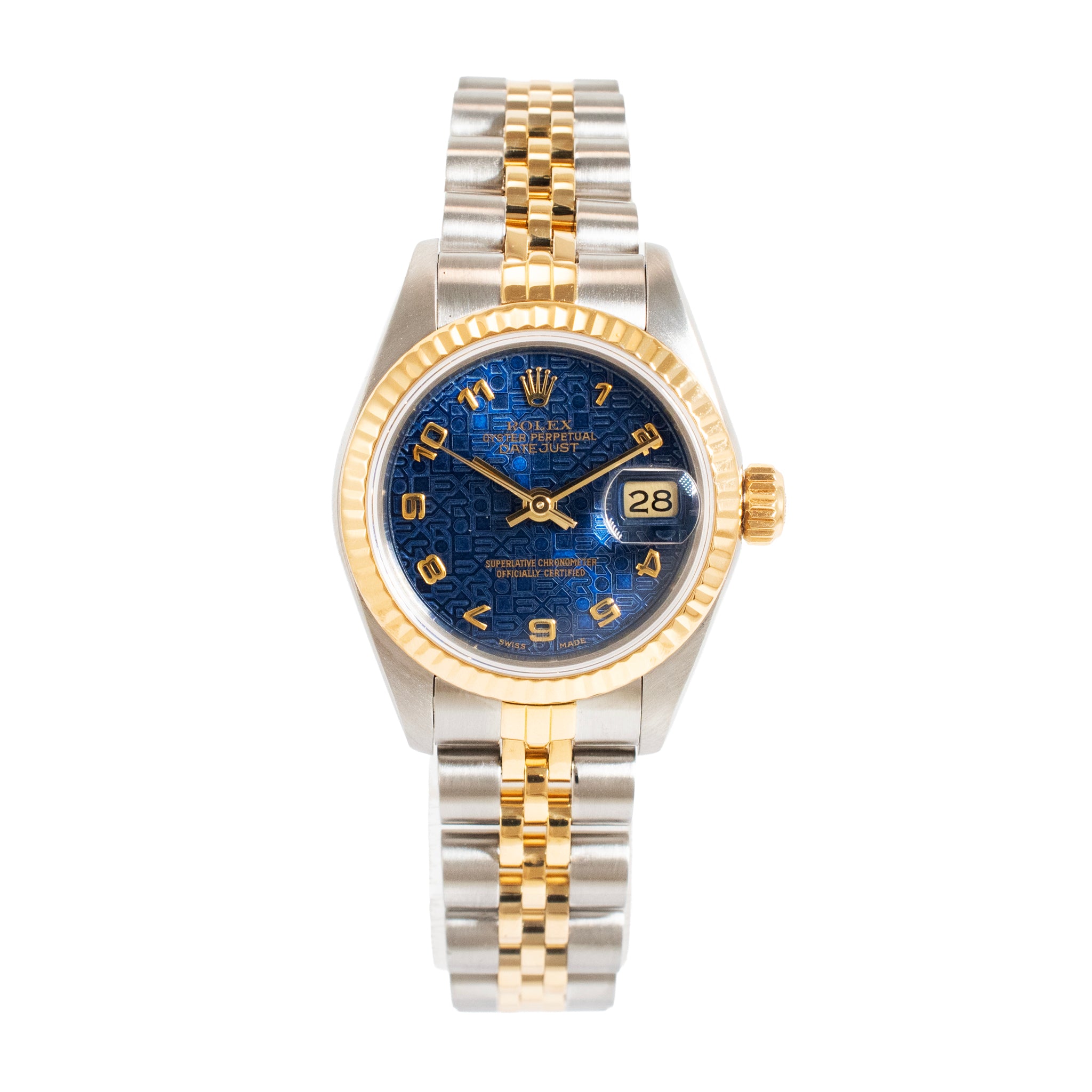 Rolex Datejust stainless steel 18K Yellow Gold Watch | DJP