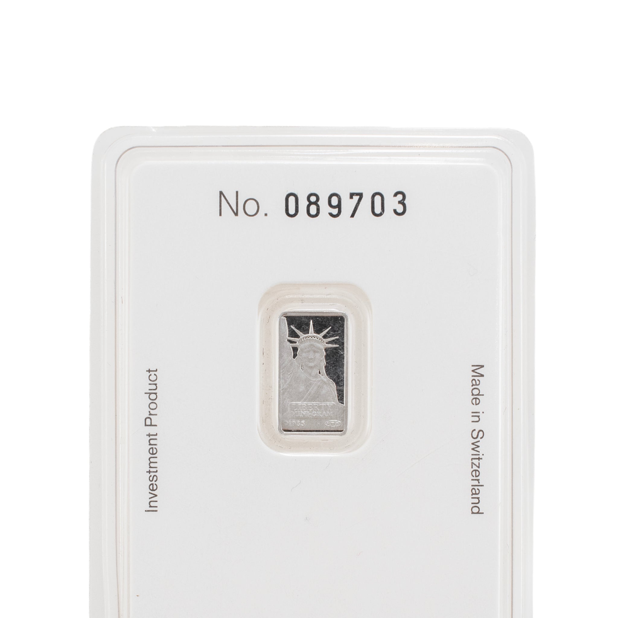 Valcambi Suisse 1 Gram .9995 Assay Card Credit Suisse Platinum Bullion Bar