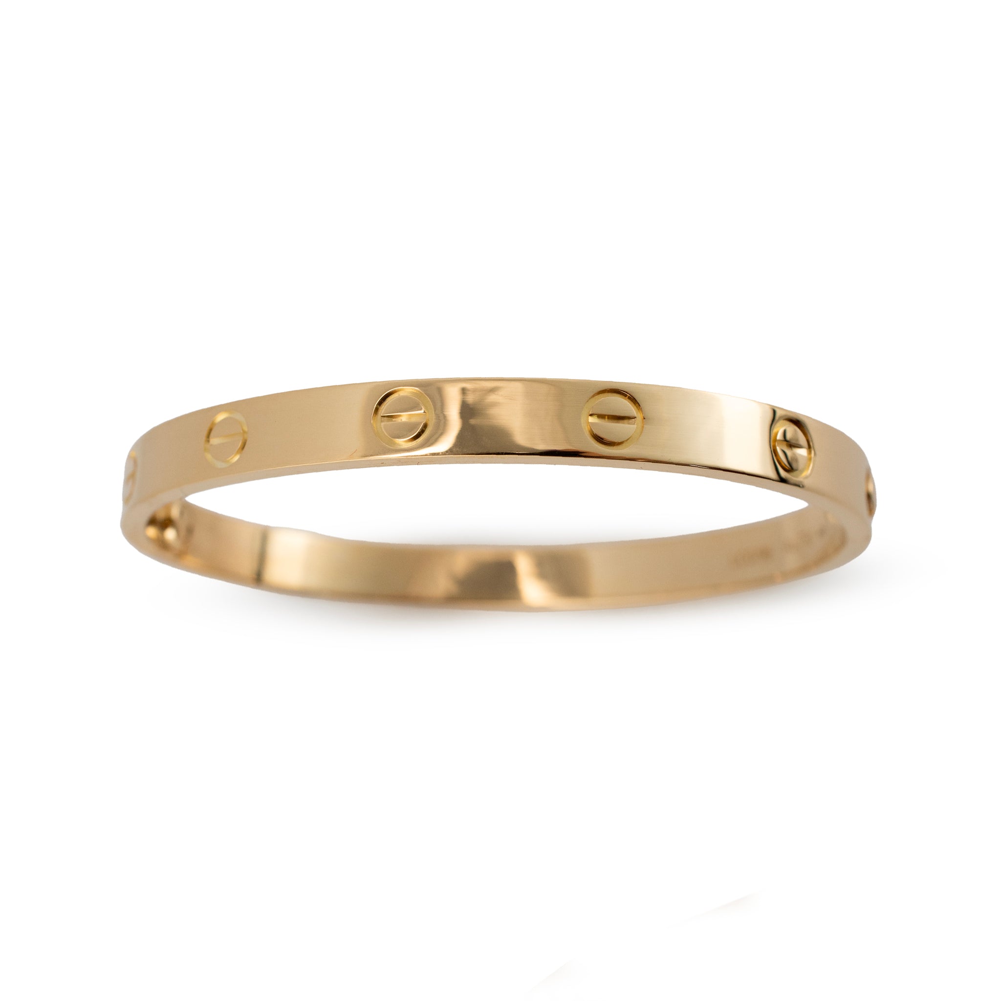 Cartier Love Classic Model 18K Yellow Gold Bangle Bracelet