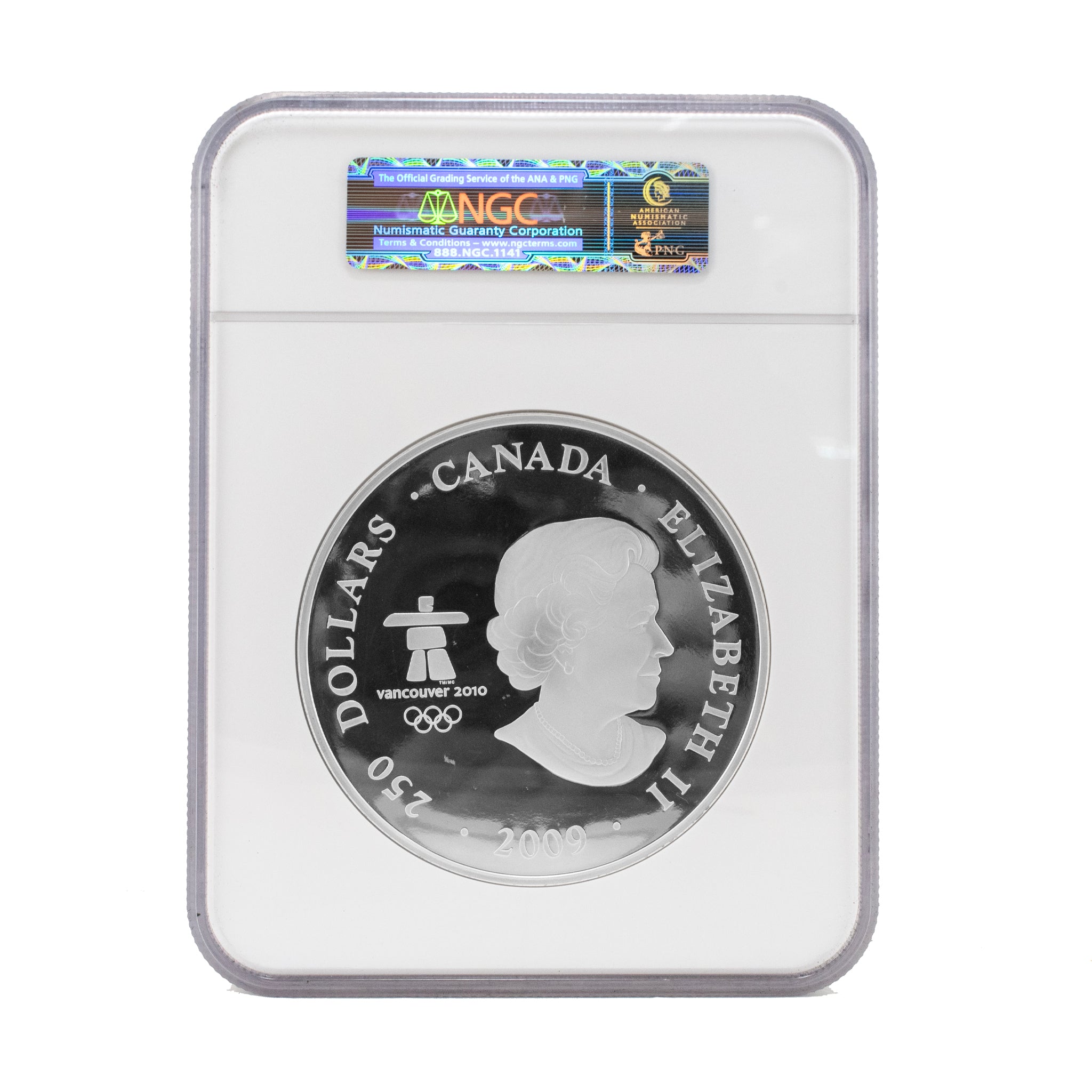 2009 Royal Canadian Mint $250 1 Kilo Olympics Fine Silver NGC PF70 Ultra Cameo Bullion Coin