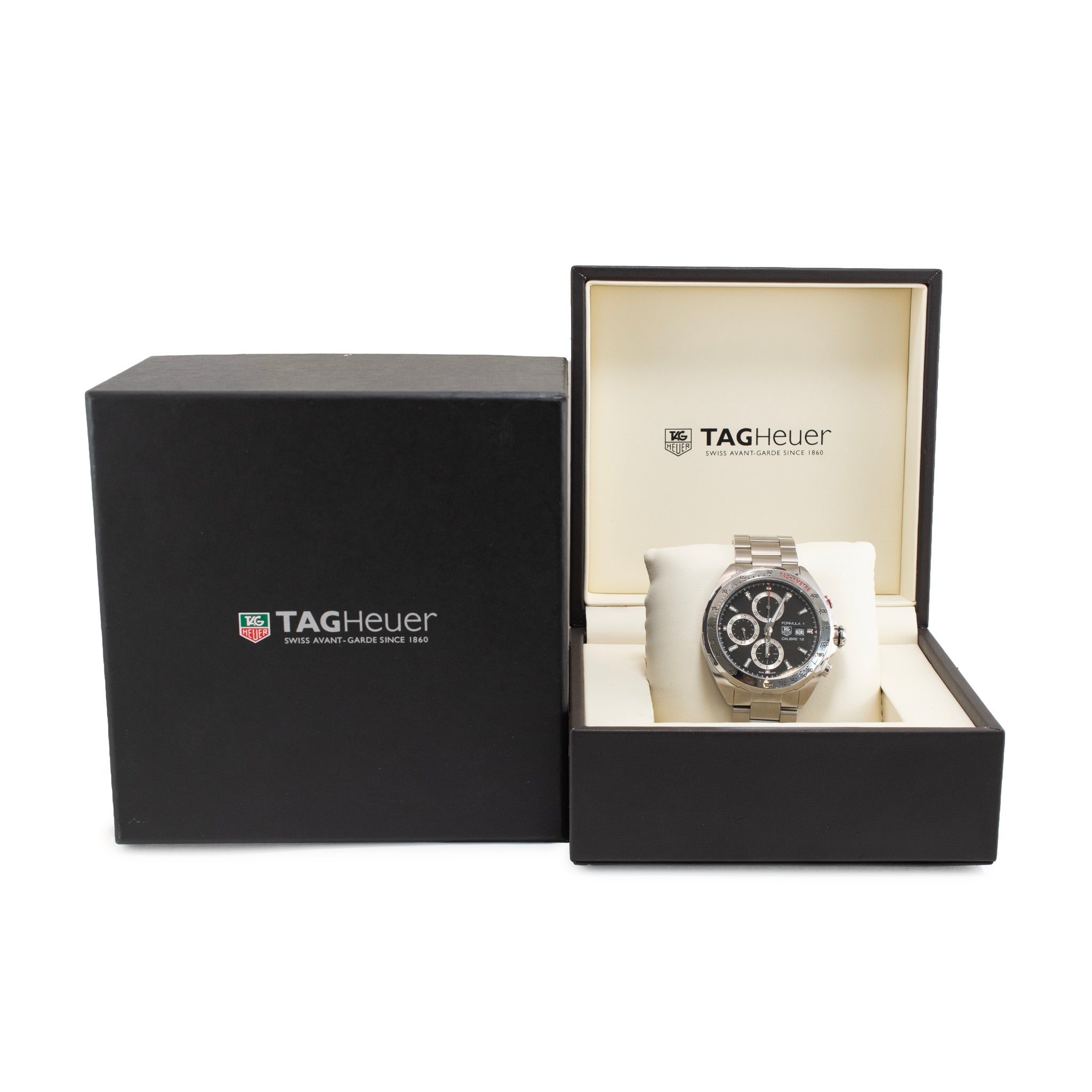 Tag Heuer Formula 1 Calibre 16 44MM caz2010.ba0876 Black Dial Steel Watch