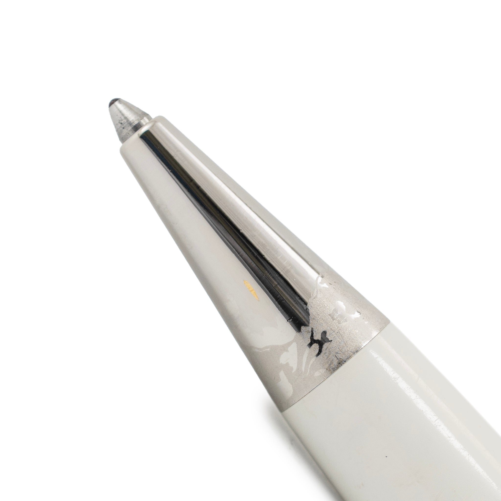 Montblanc Meisterstuck Tribute to the Mont Blanc White Resin Ballpoint Pen