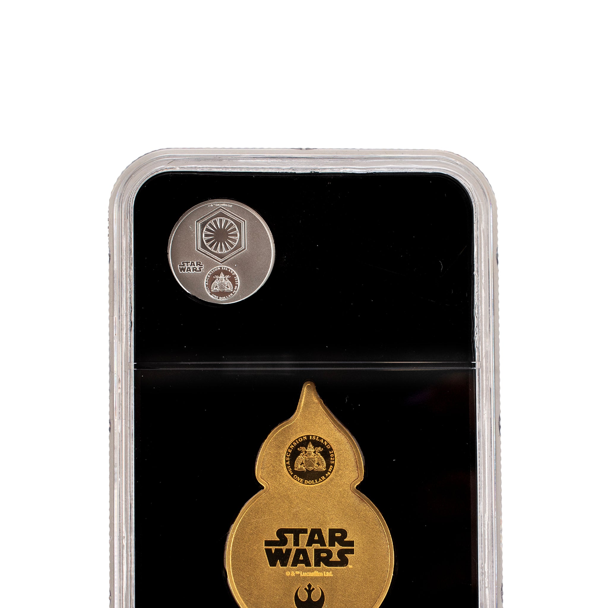 2025 Ngc PF70/70 Star Wars Bb-8 Gilt 0.6 Oz Silver Starkiller Base Bullion Set
