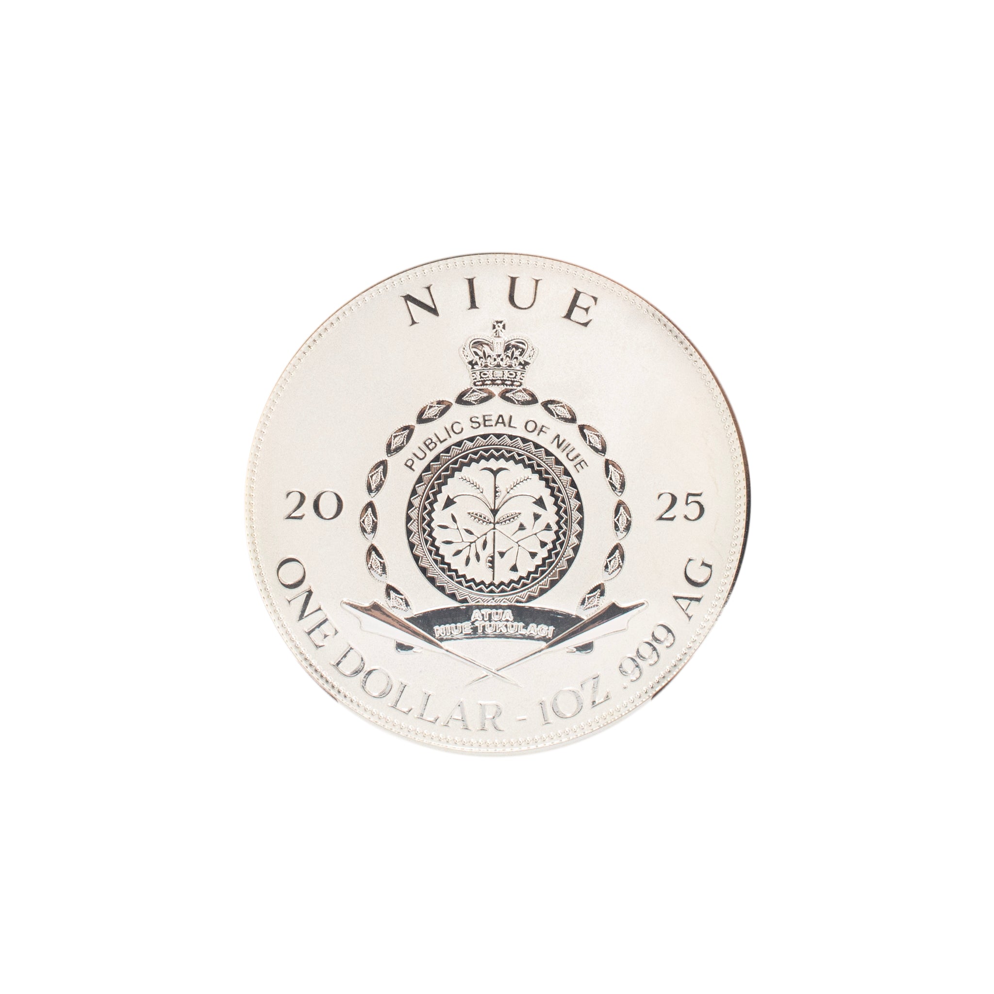 2025 Ngc PF70 $1 Niue Reverse Proof 1OZ Fine Silver Extinction Bullion Coin