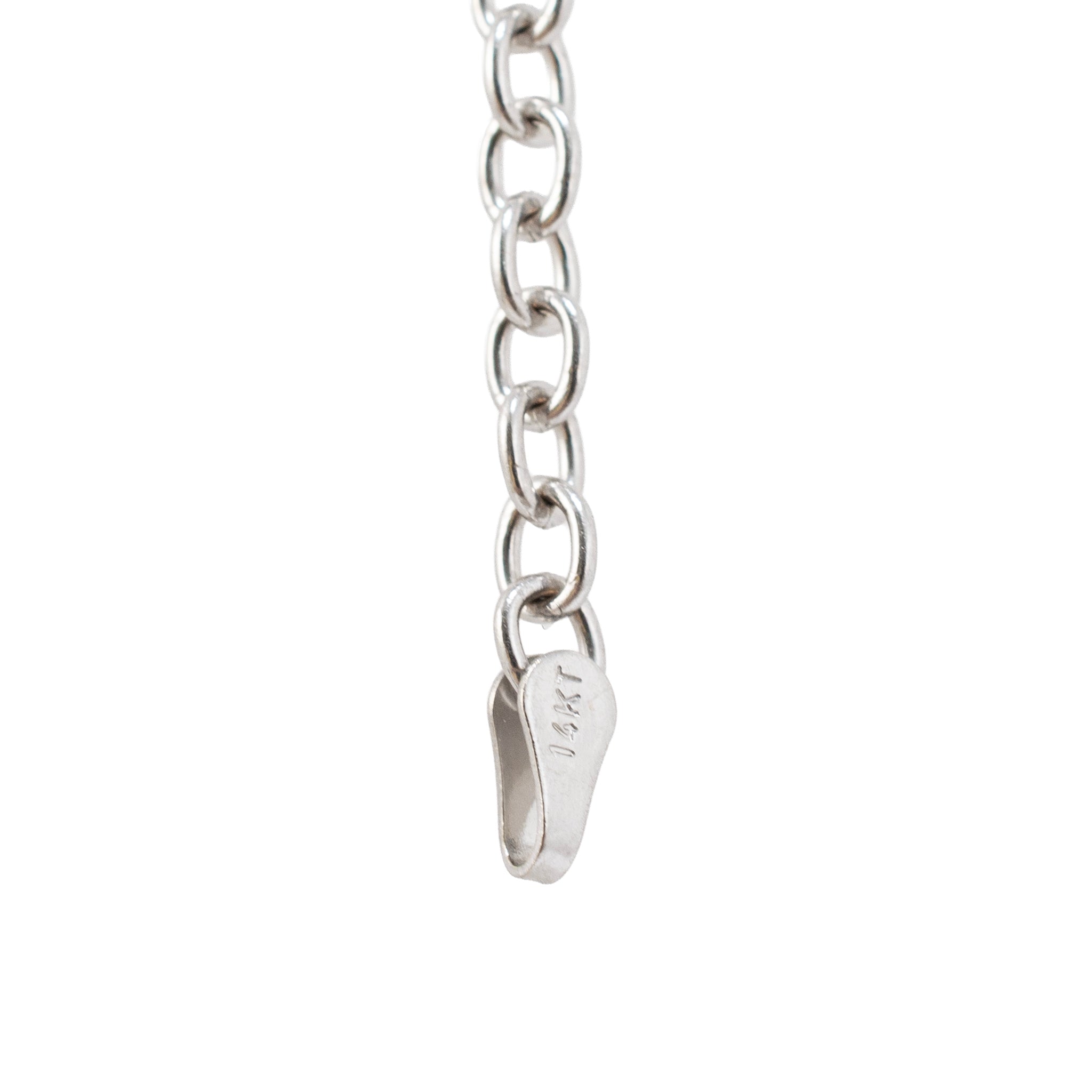 Platinum & 14K White Gold 11.27ctw Lab Grown Diamond Link Tennis Necklace