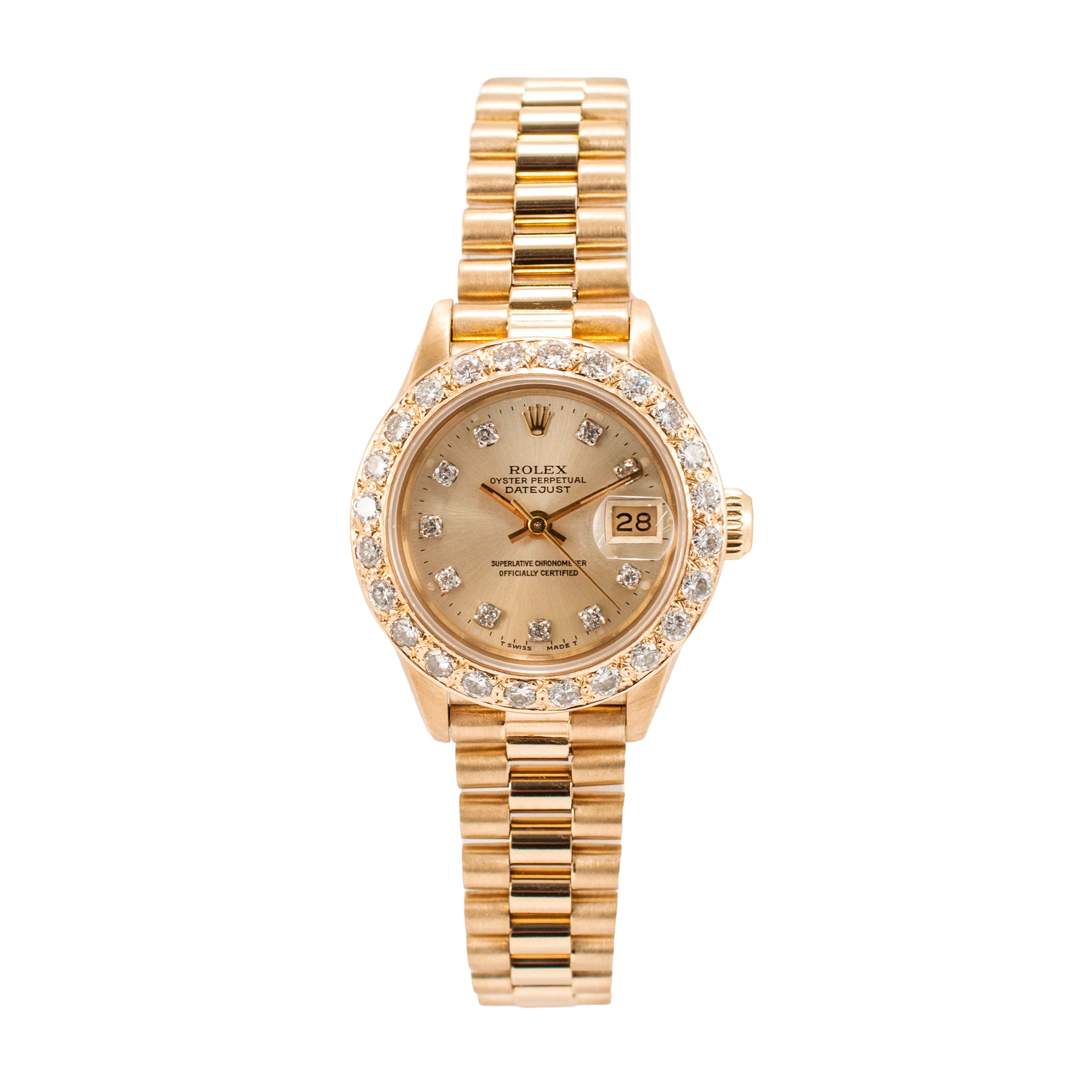 Rolex Datejust 18K yellow gold Diamond Watch, SKU 453651, available at DJP Jewelers & Luxury Buyers