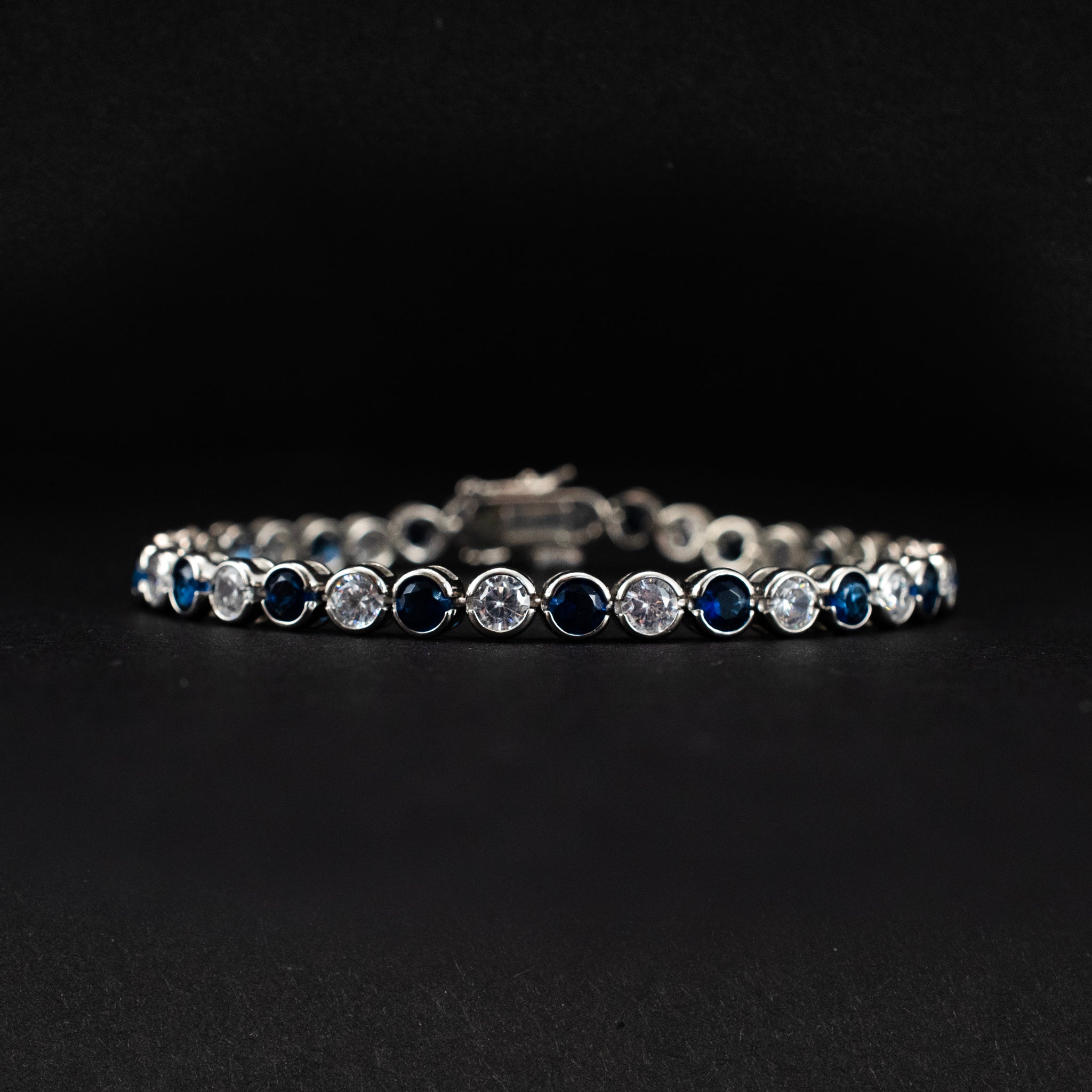 Link Bracelet Sterling Silver Tennis Modern Style 453752 available at DJP Jewelers & Luxury Buyers