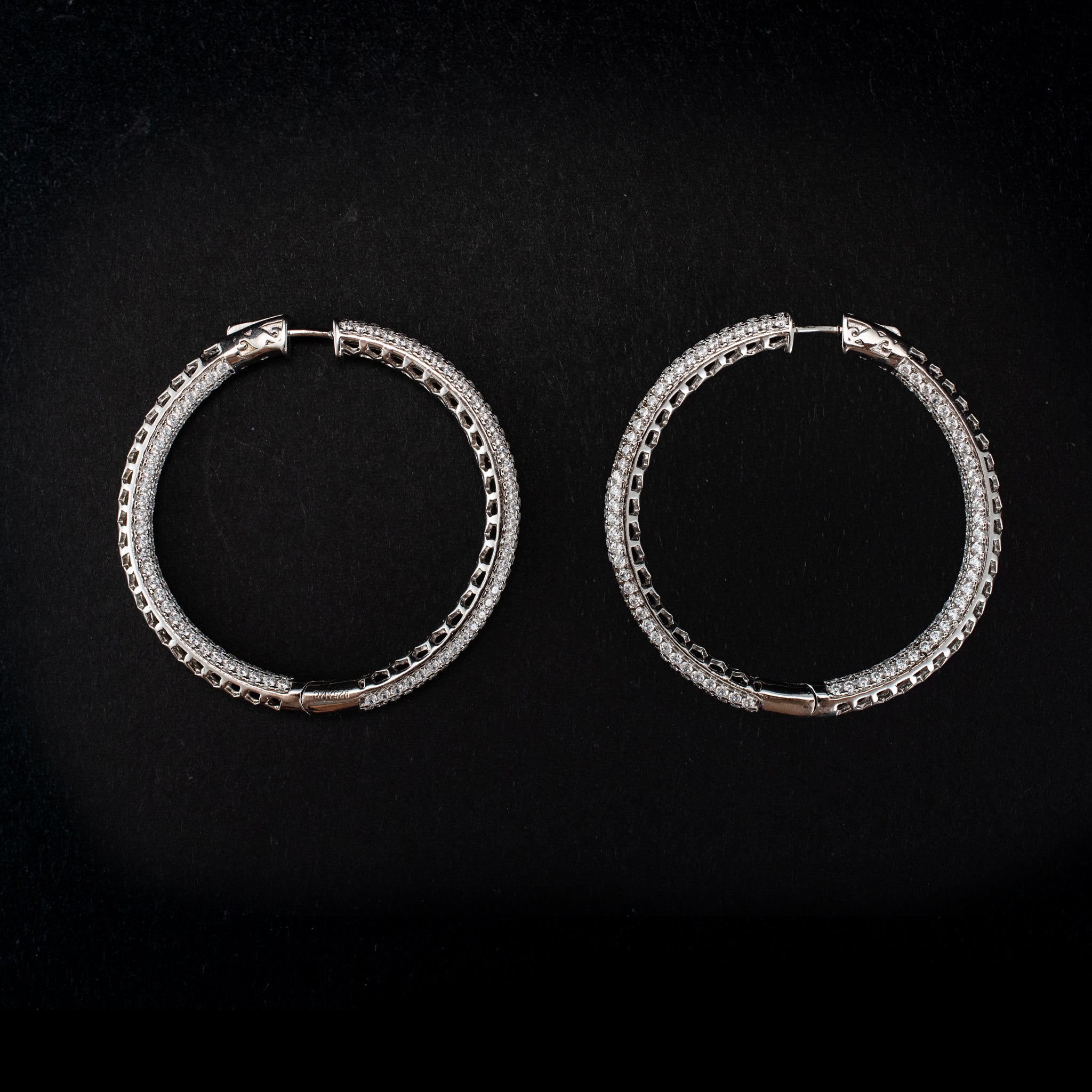 Hoop Earrings Sterling Silver Hoops Modern Style 453754 available at DJP Jewelers & Luxury Buyers