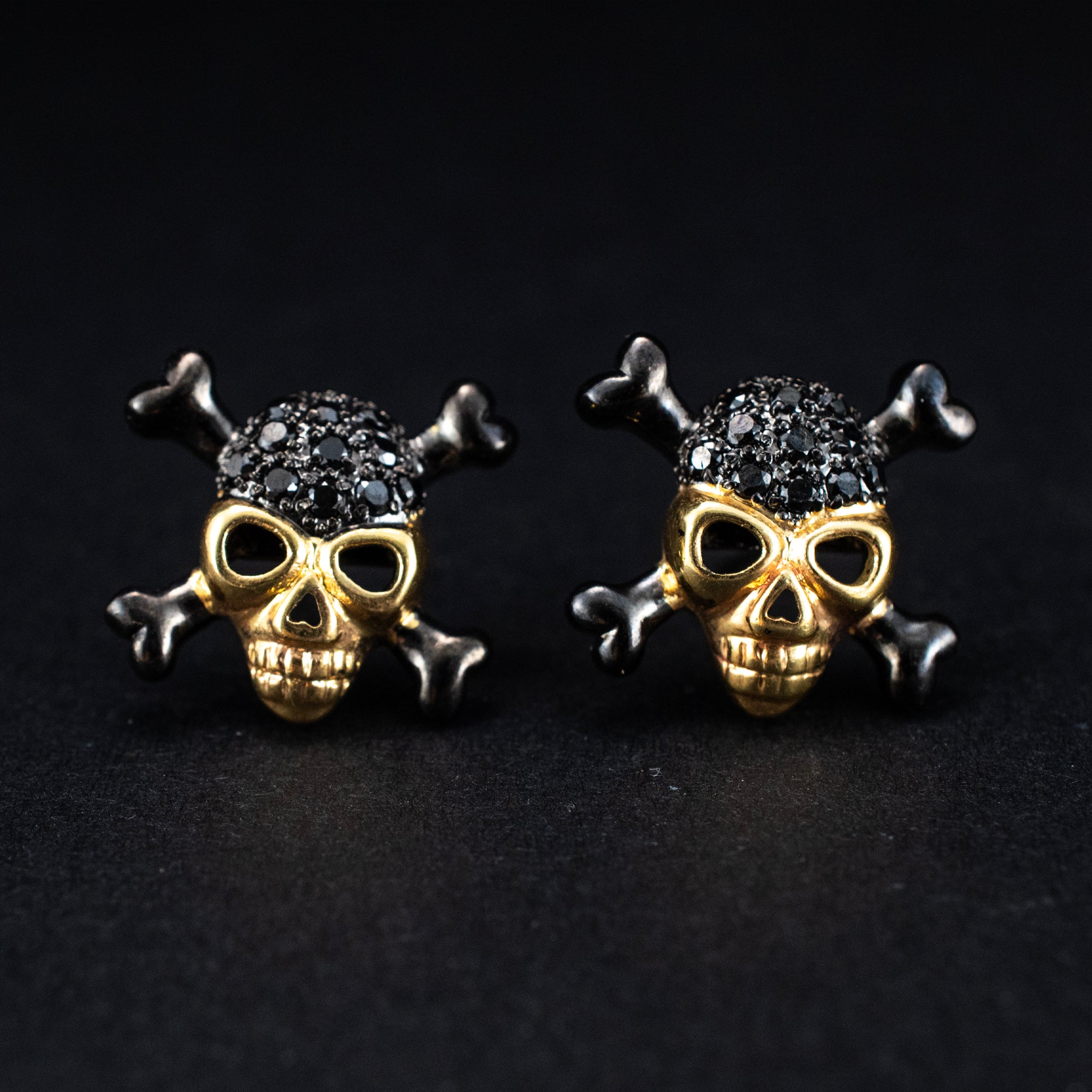 Stud Earrings Silver/Gold Plated Stud Modern Style 453766 available at DJP Jewelers & Luxury Buyers