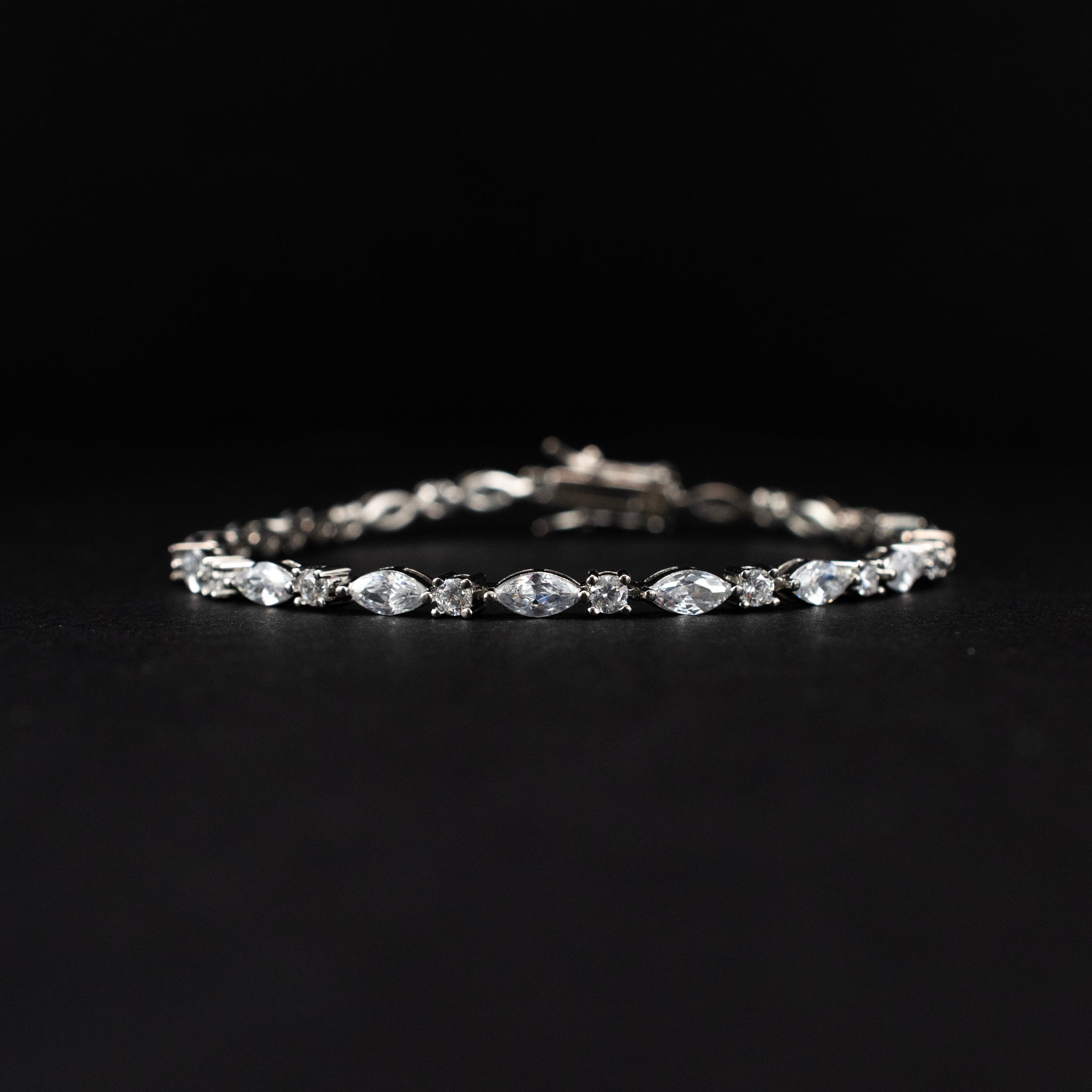 Link Bracelet Sterling Silver Tennis Modern Style 453782 available at DJP Jewelers & Luxury Buyers