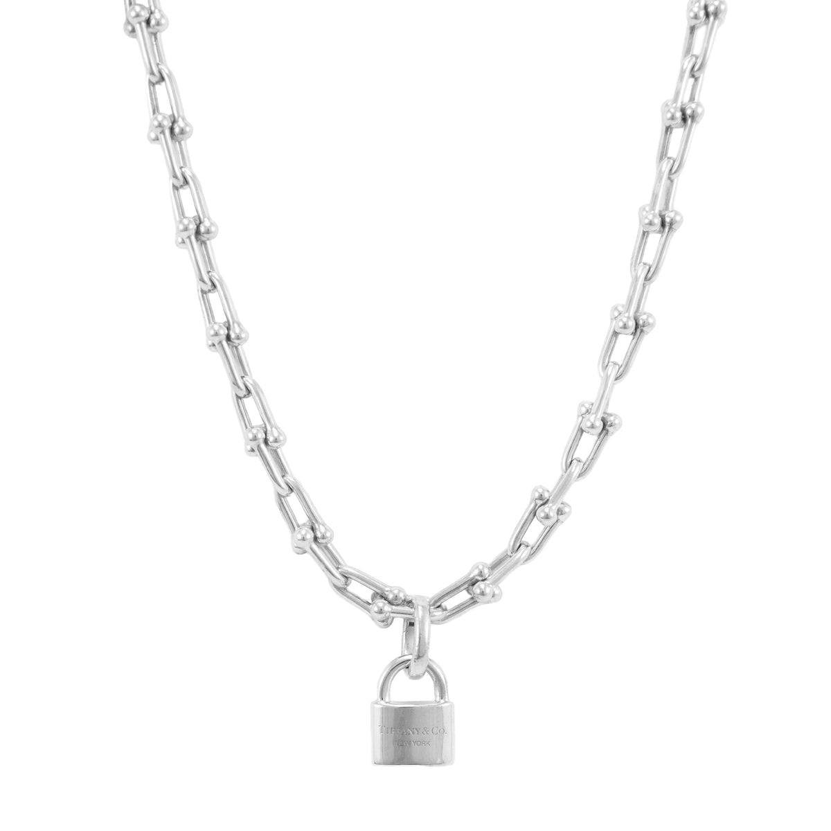 Tiffany & Co. Hardwear Collection Small Wrap Silver Charm Chain Link Bracelet