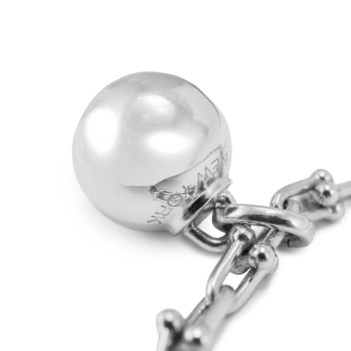 Tiffany & Co. Hardwear Collection Small Wrap Silver Charm Chain Link Bracelet