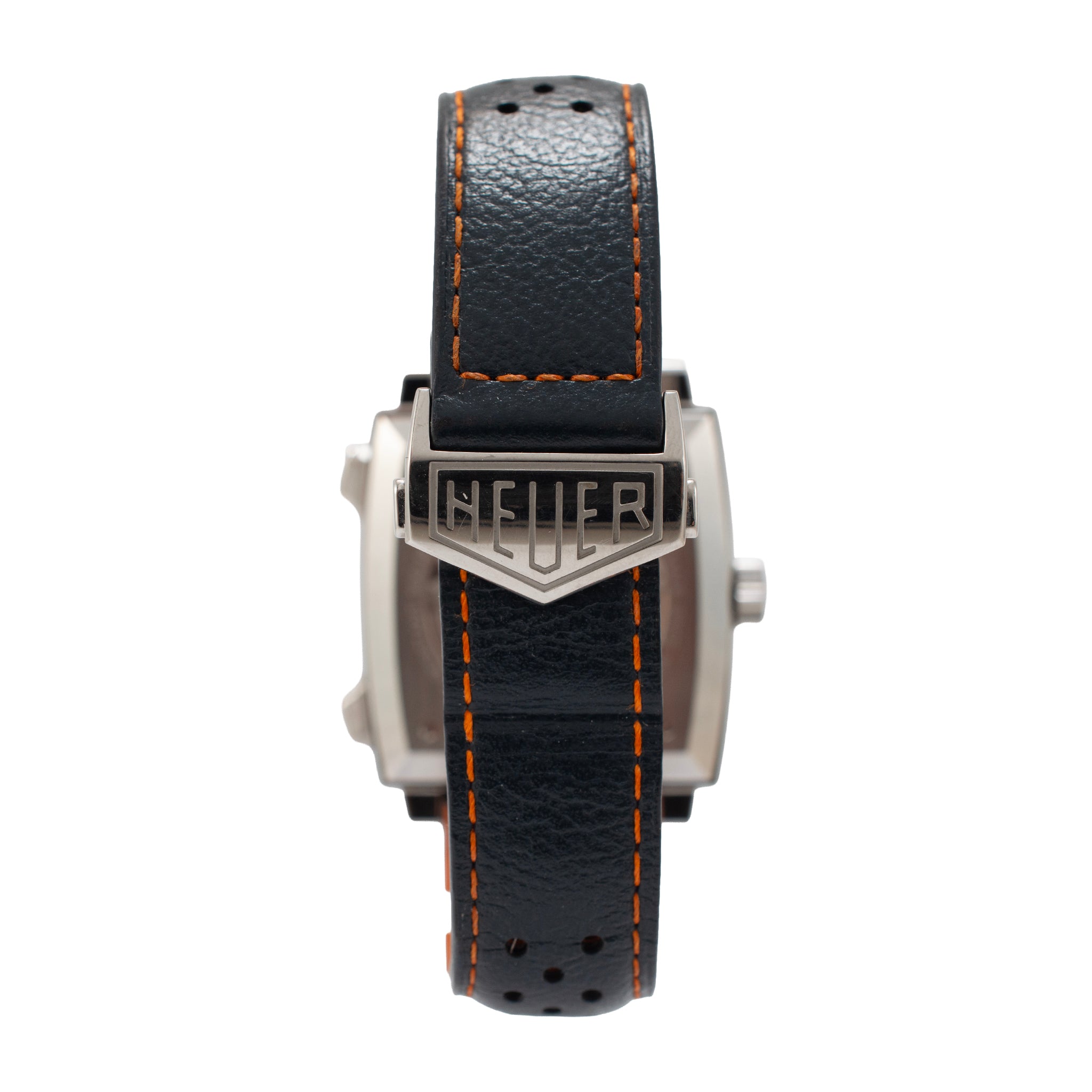 Tag Heuer Monaco Gulf 39MM CAW211R.FC6401 Orange Blue Chrono Automatic Watch