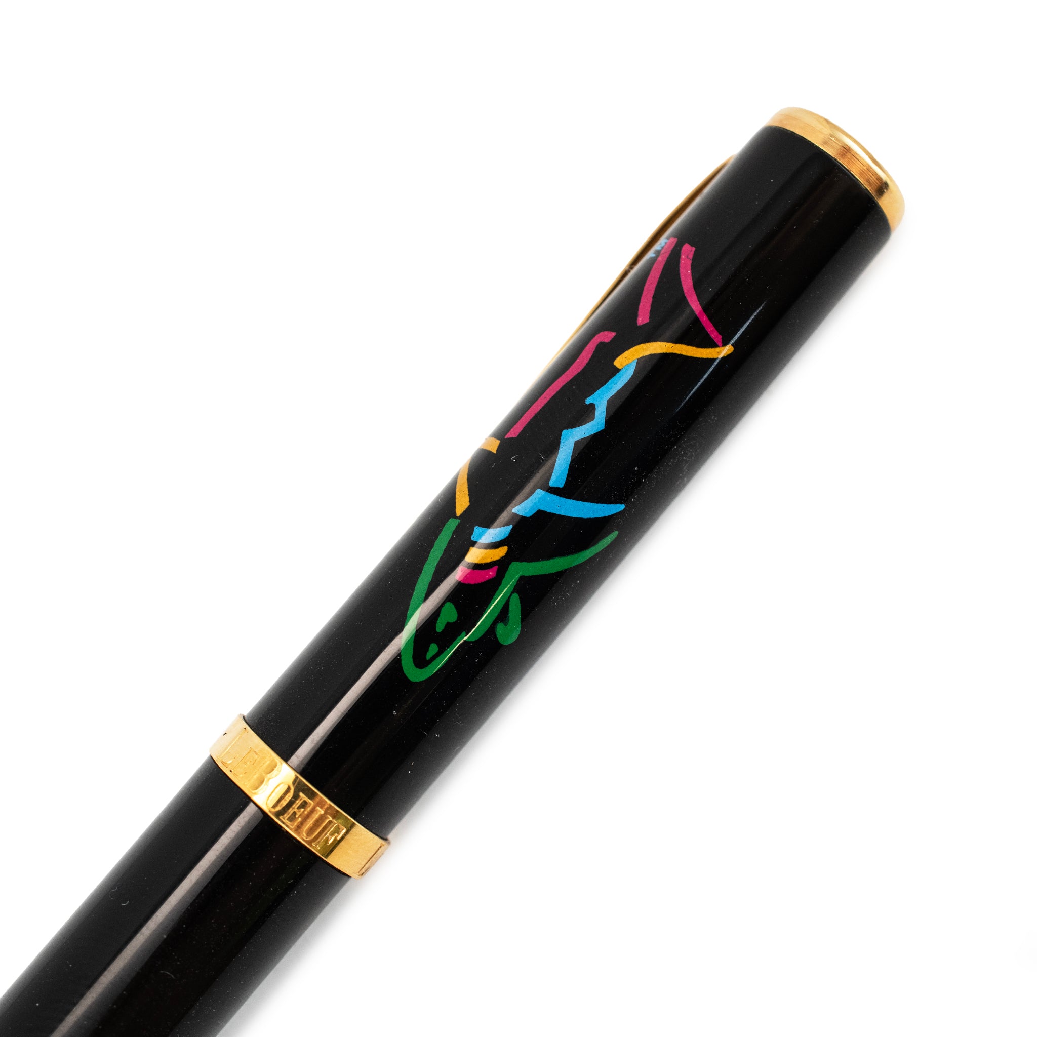Leboeuf Greg Norman Limited Edition 23K Gold Plated Shark Rollerball Pen