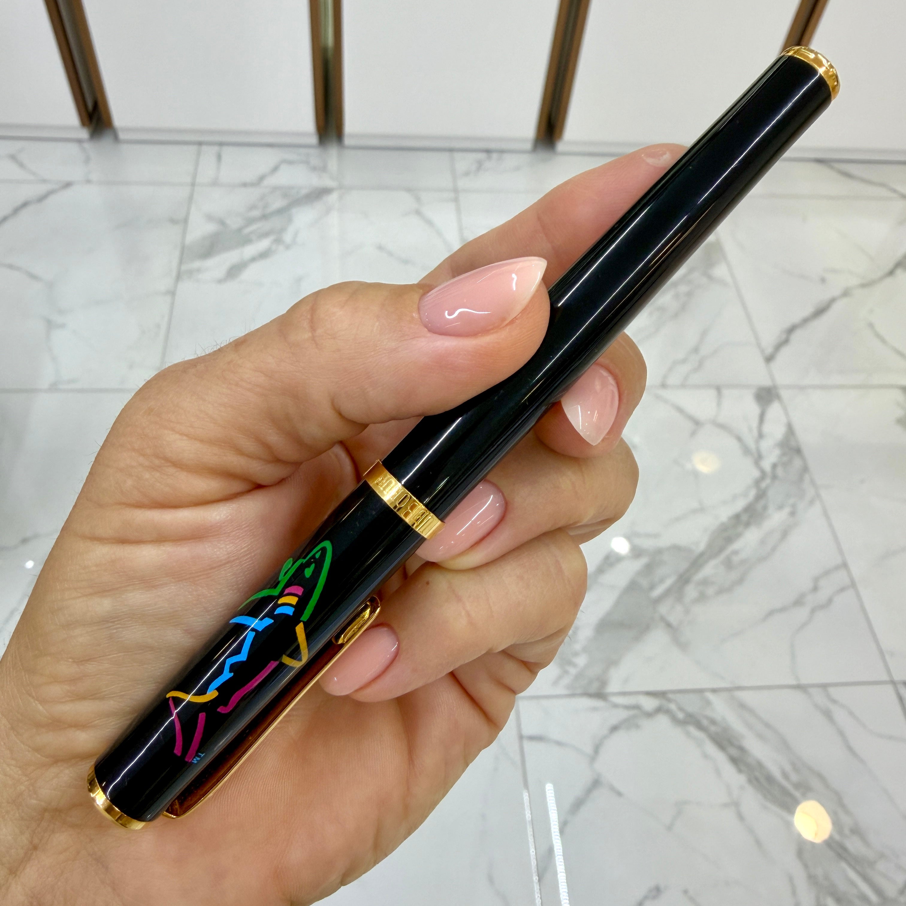 Leboeuf Greg Norman 18K Yellow Gold Nib Limited Edition Fountain Pen