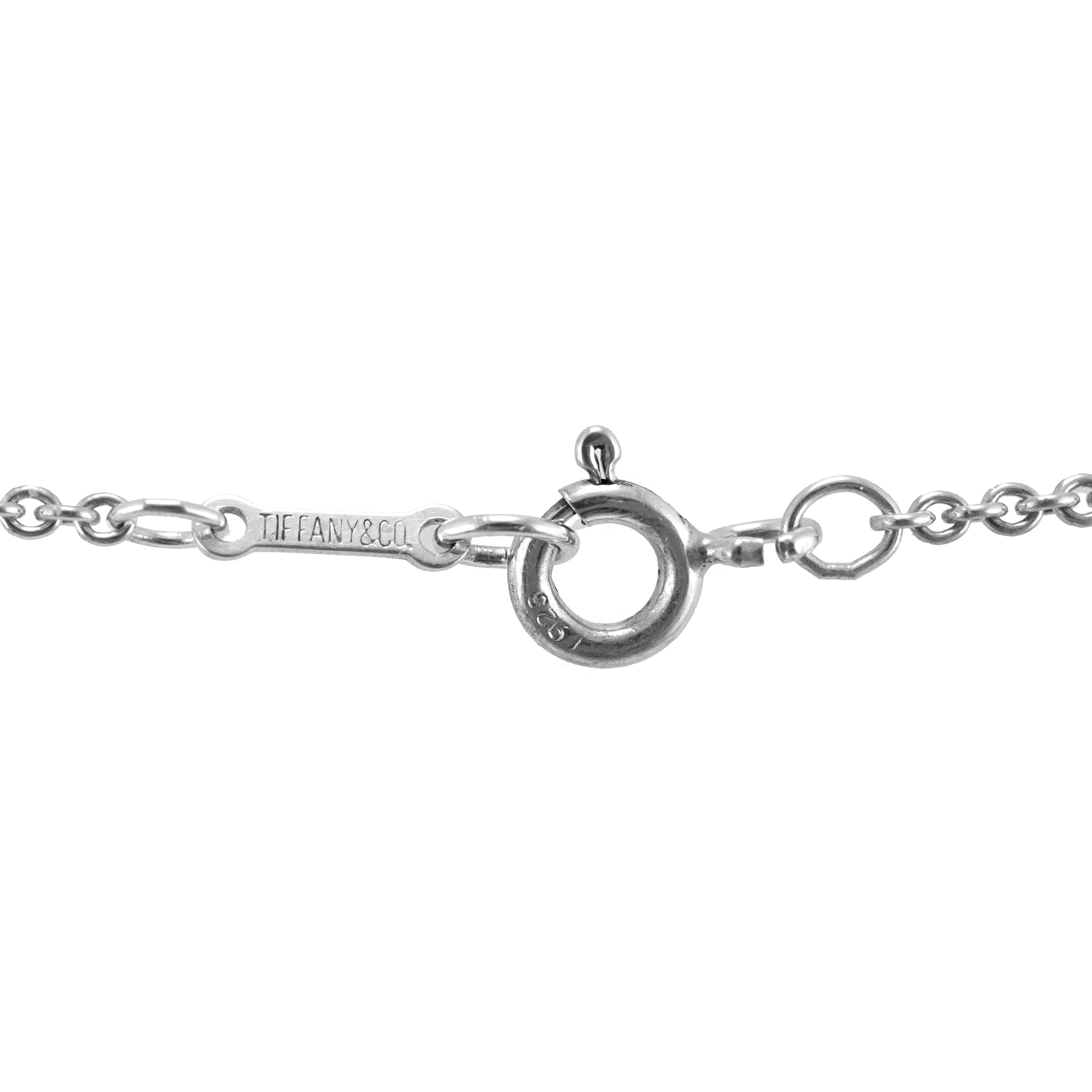 Vintage Tiffany & Co. Elsa Peretti Sterling Silver Buttle Jug Pendant Necklace