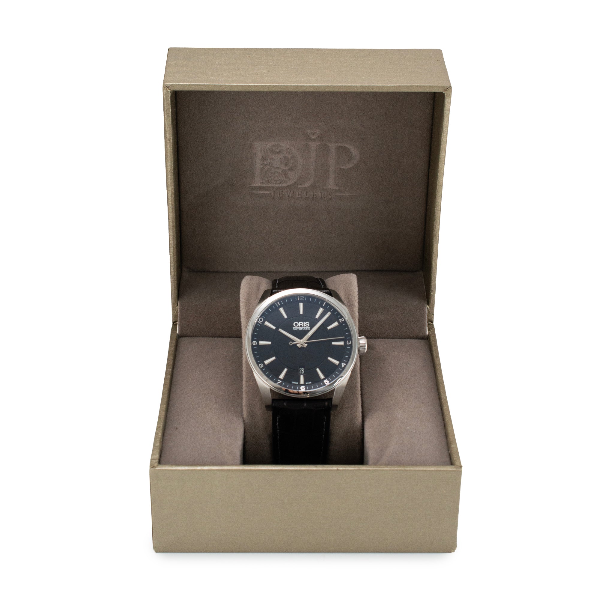 Oris Artix Date 42MM 0173376424034-0752181FC Black Dial Steel Automatic Watch