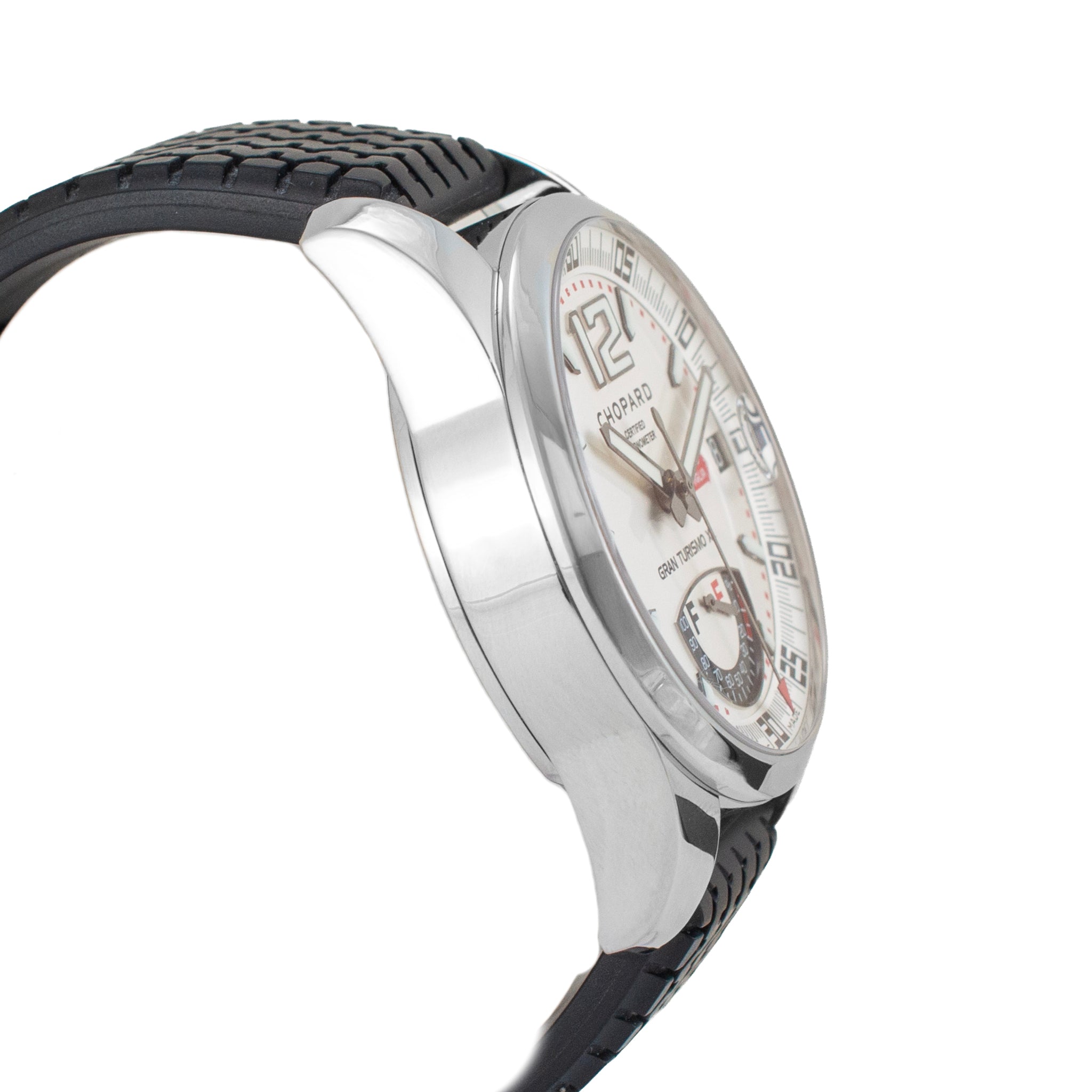 Chopard Mille Miglia Gran Turismo XL 44MM 8997 White Dial Steel Automatic Watch