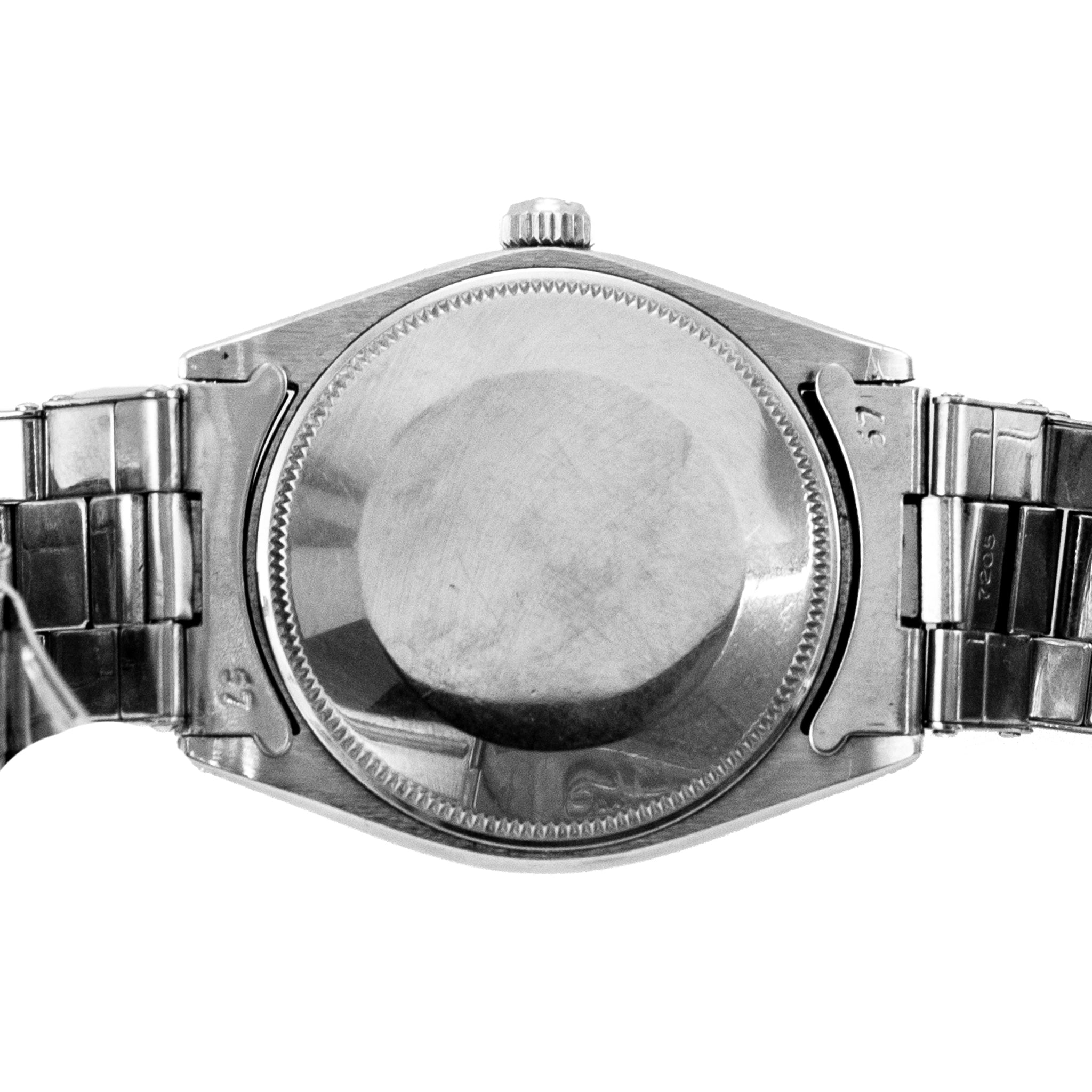 Vintage 1967 Rolex Oyster Perpetual 34MM 1002 Black Dial Stainless Steel Watch