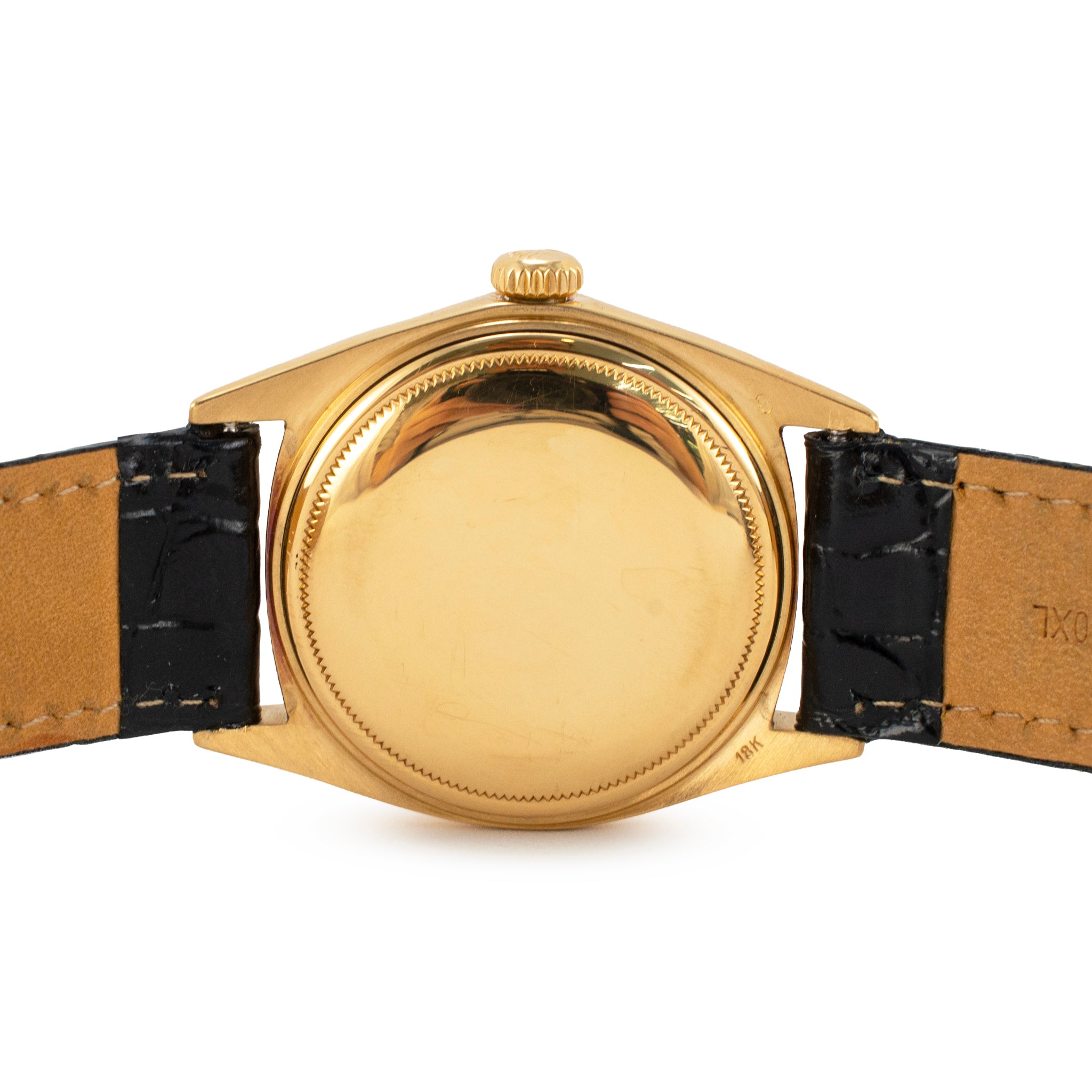 Vintage Rolex Day Date 36MM 1803 President Champaign Strap 18K Yellow Gold Watch