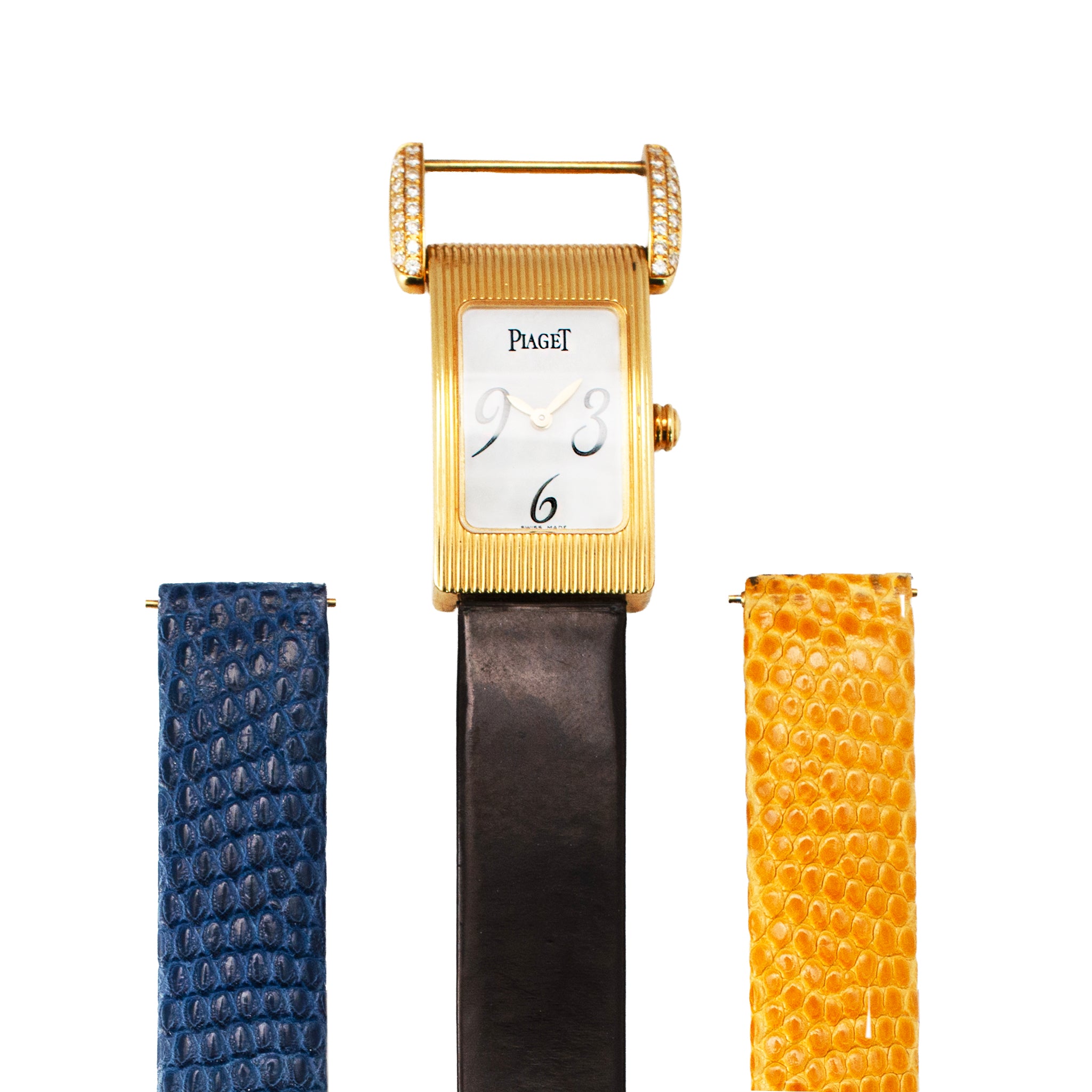 Ladies Piaget Miss Protocole 17MM 5322 18K Yellow Gold Diamond Quartz Watch