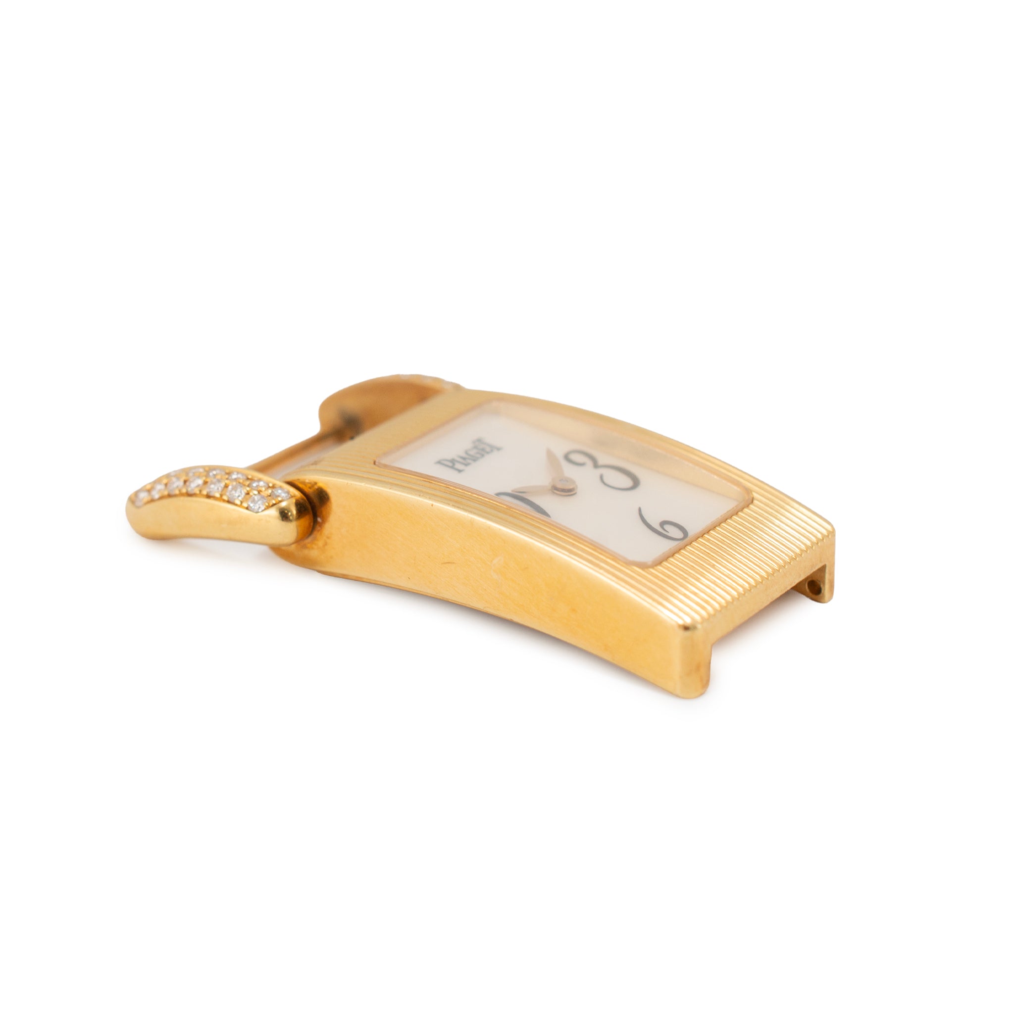 Ladies Piaget Miss Protocole 17MM 5322 18K Yellow Gold Diamond Quartz Watch