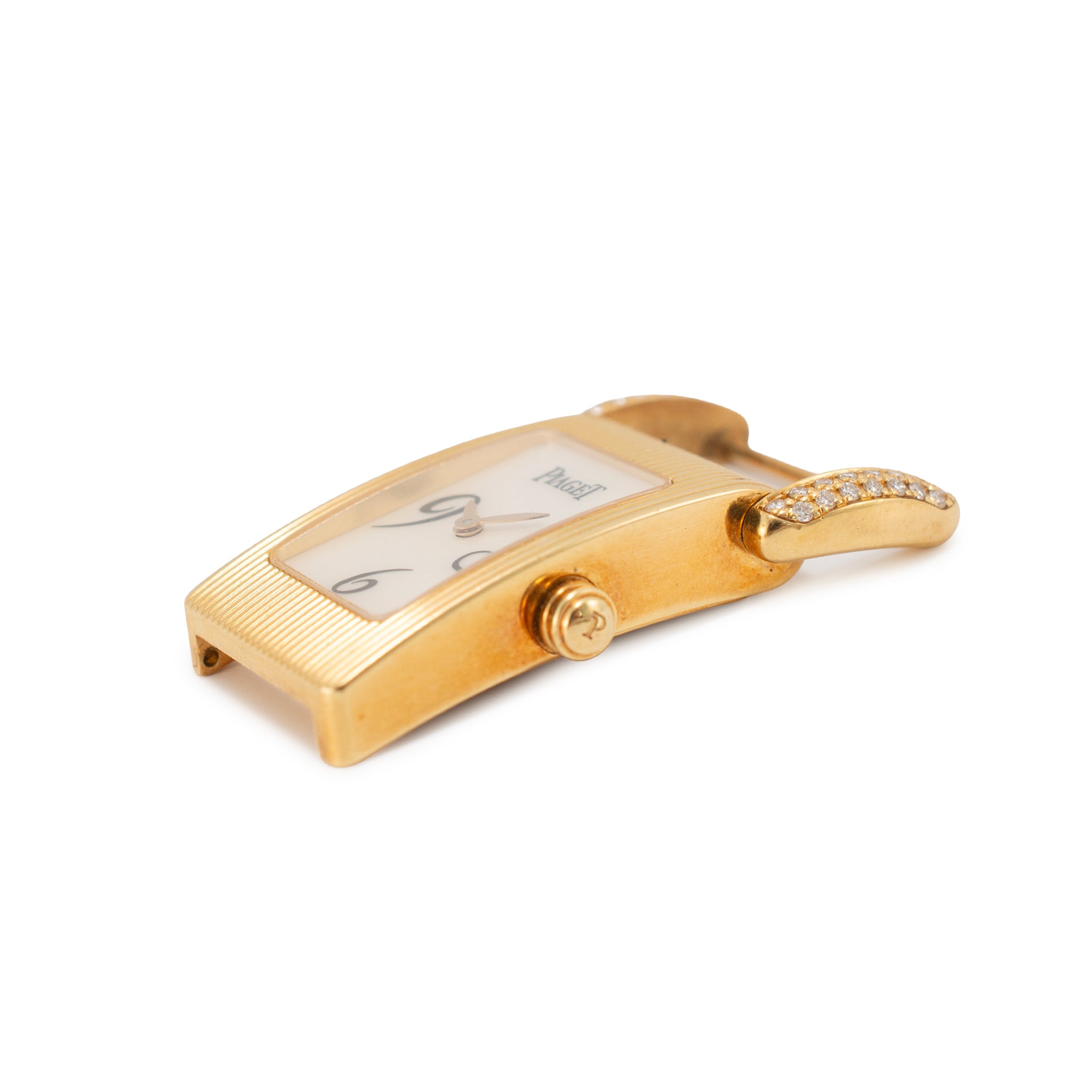 Ladies Piaget Miss Protocole 17MM 5322 18K Yellow Gold Diamond Quartz Watch