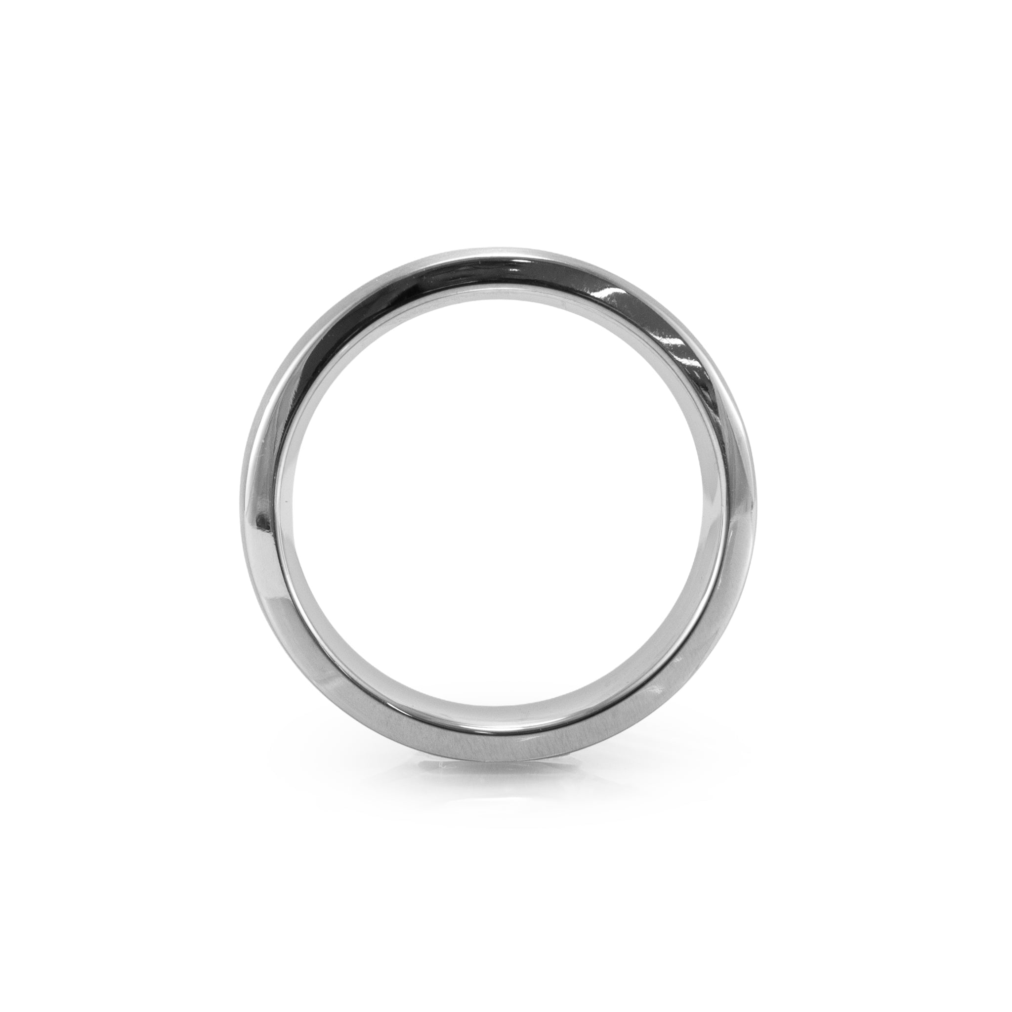Unisex Tiffany & Co. The Charles Setting Platinum Satin 5MM Finish Band Ring
