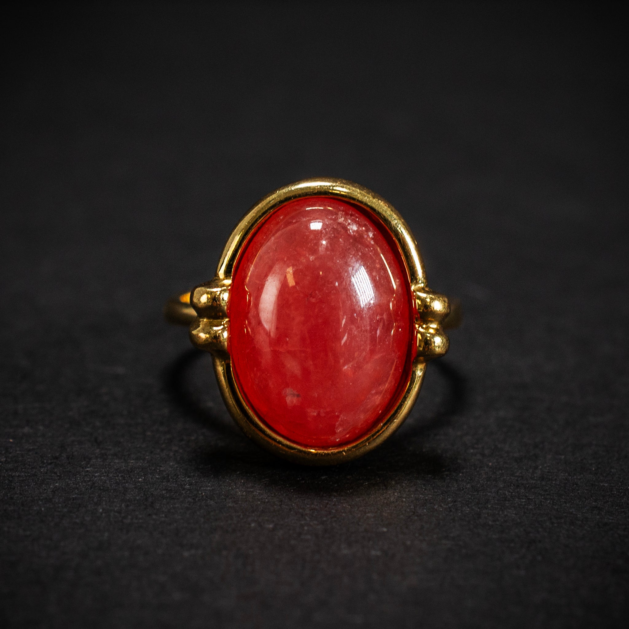 Cocktail & Statement Ring Jade 4.60ct 18K Yellow Gold Vintage 454957 available at DJP Jewelers & Luxury Buyers