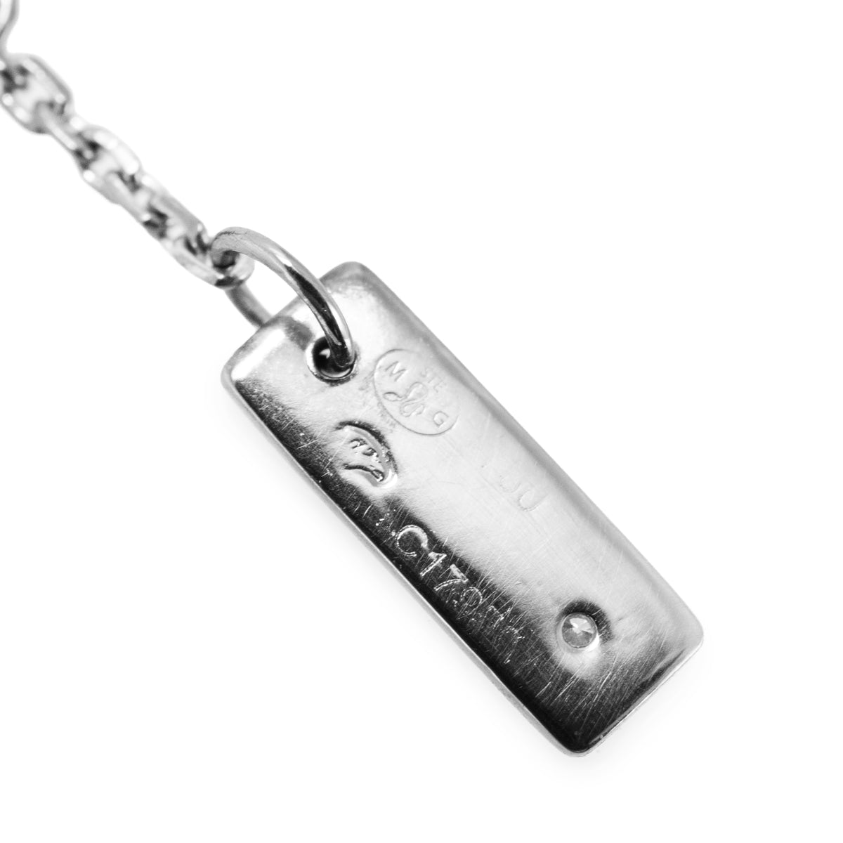 Messika Paris Move Classique Large Model 18K White Gold 0.25ctw Bar Bracelet