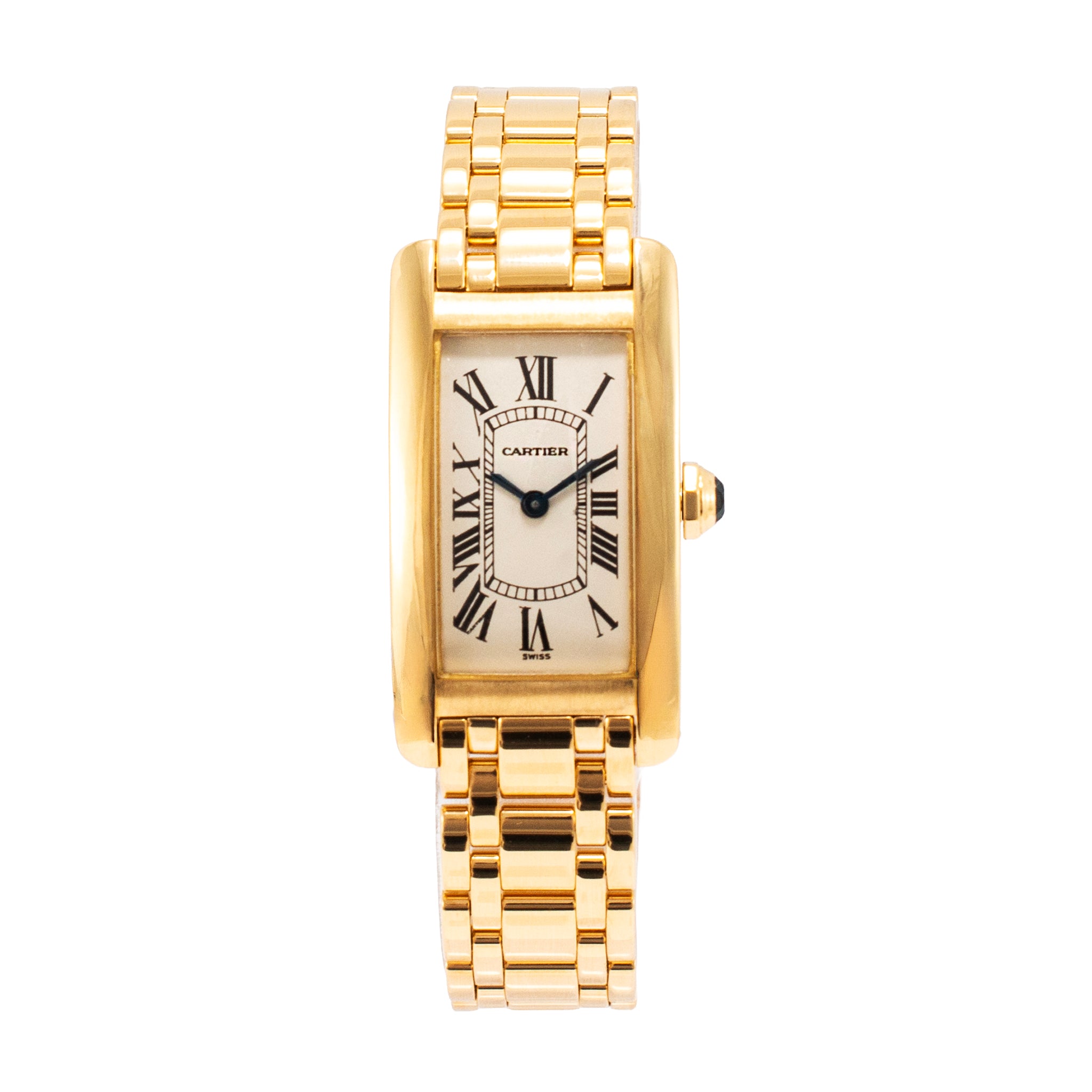Cartier Tank Americaine 18K yellow gold Watch | DJP Jewelers