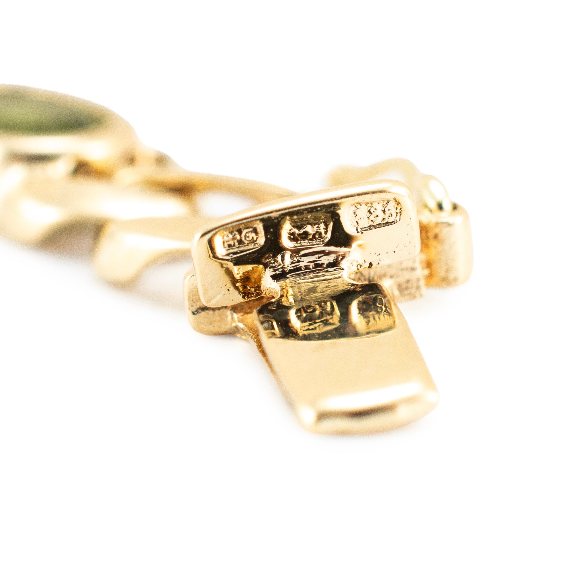 Vintage 14K Yellow Gold 11.98ctw Multi Gem Rainbow Curb Link Chain Necklace