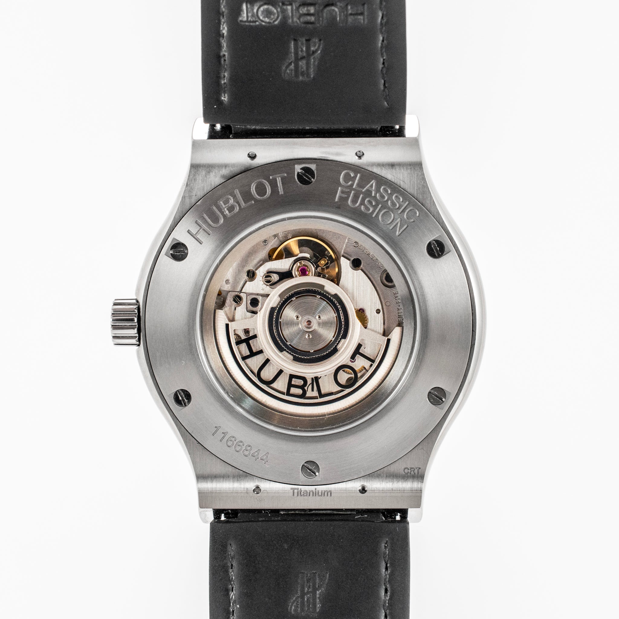 Hublot Classic Fusion 45MM 511.nx.1171.rx Black Dial Titanium Automatic Watch