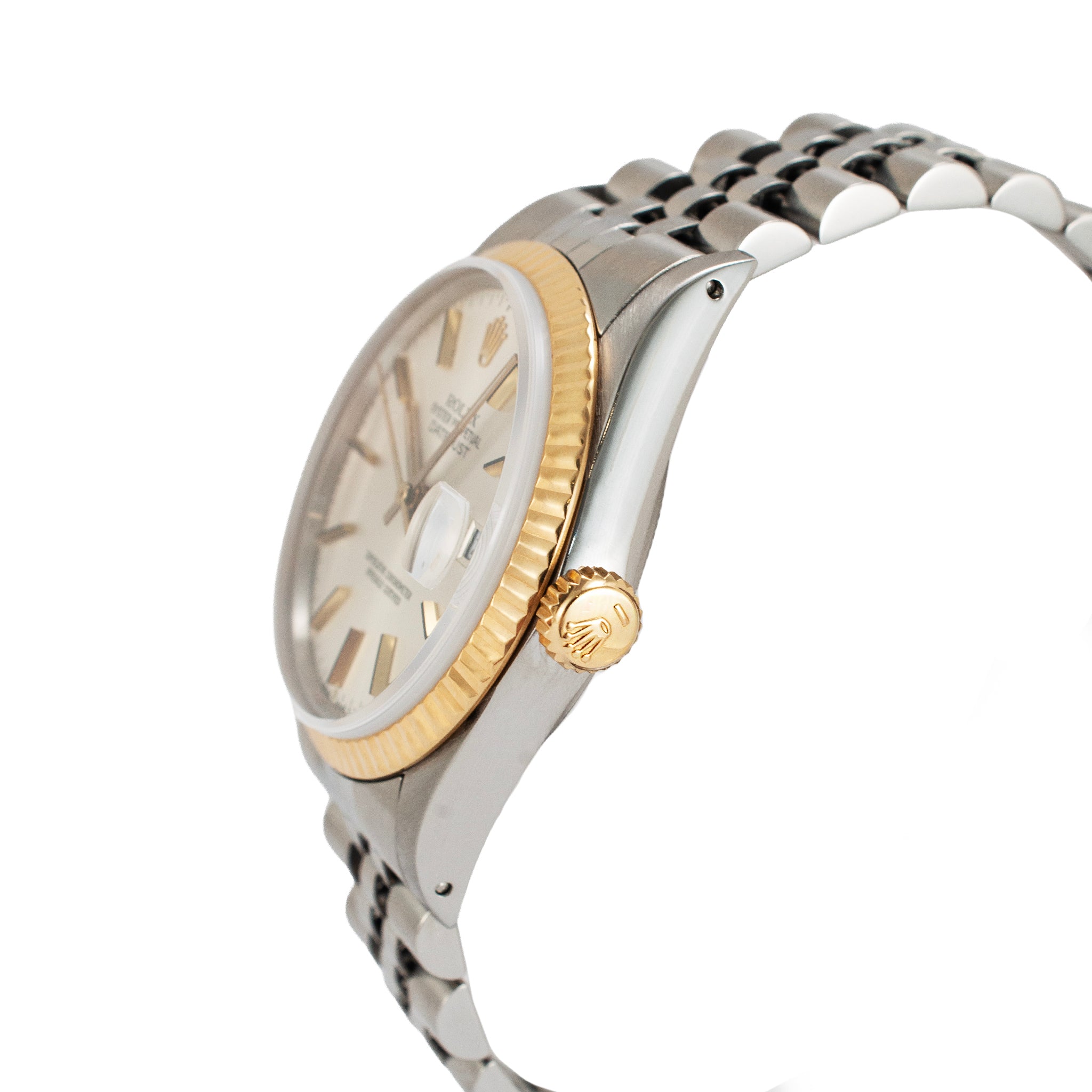 Rolex Datejust 36MM 16013 Silver Dial Jubilee Gold Steel Watch
