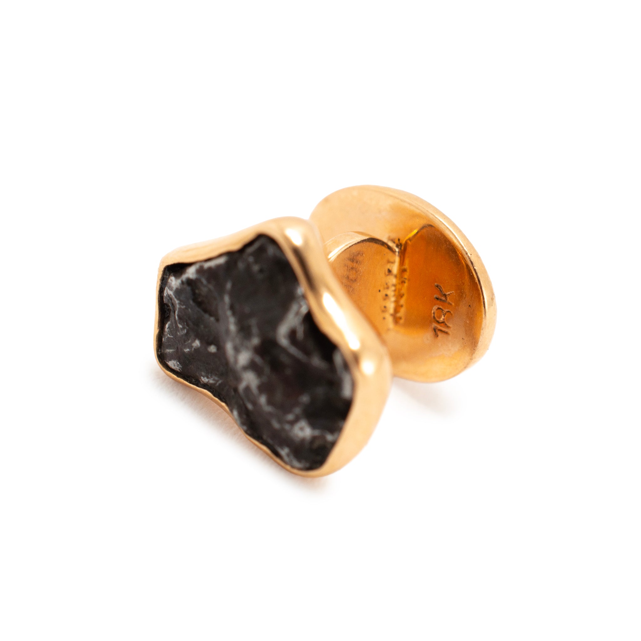 Men’s Jorge Adeler Sikhote-Alin Meteorite 18K Rose Gold Tuxedo Set Cufflinks