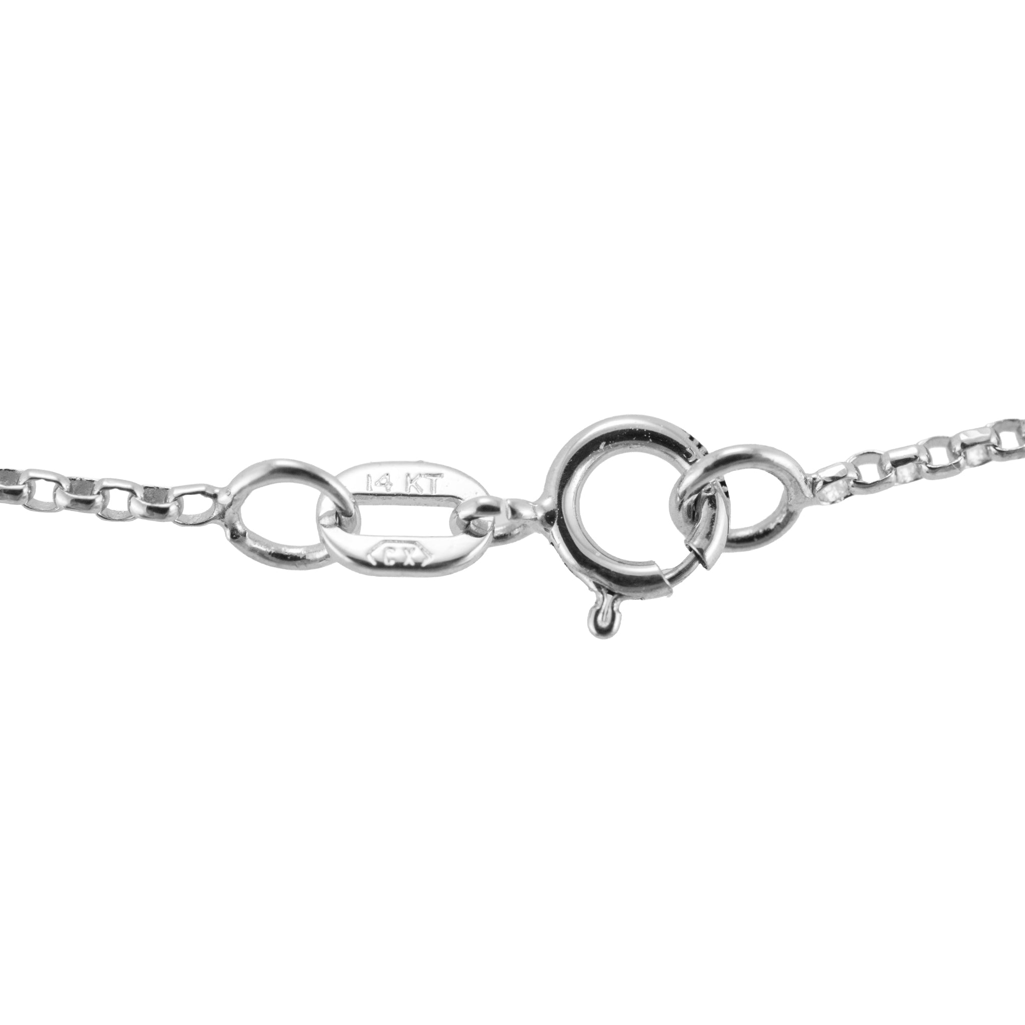 Unisex 14K White Gold Gia 2.28ct K VVS2 Round Diamond Solitaire Pendant Necklace