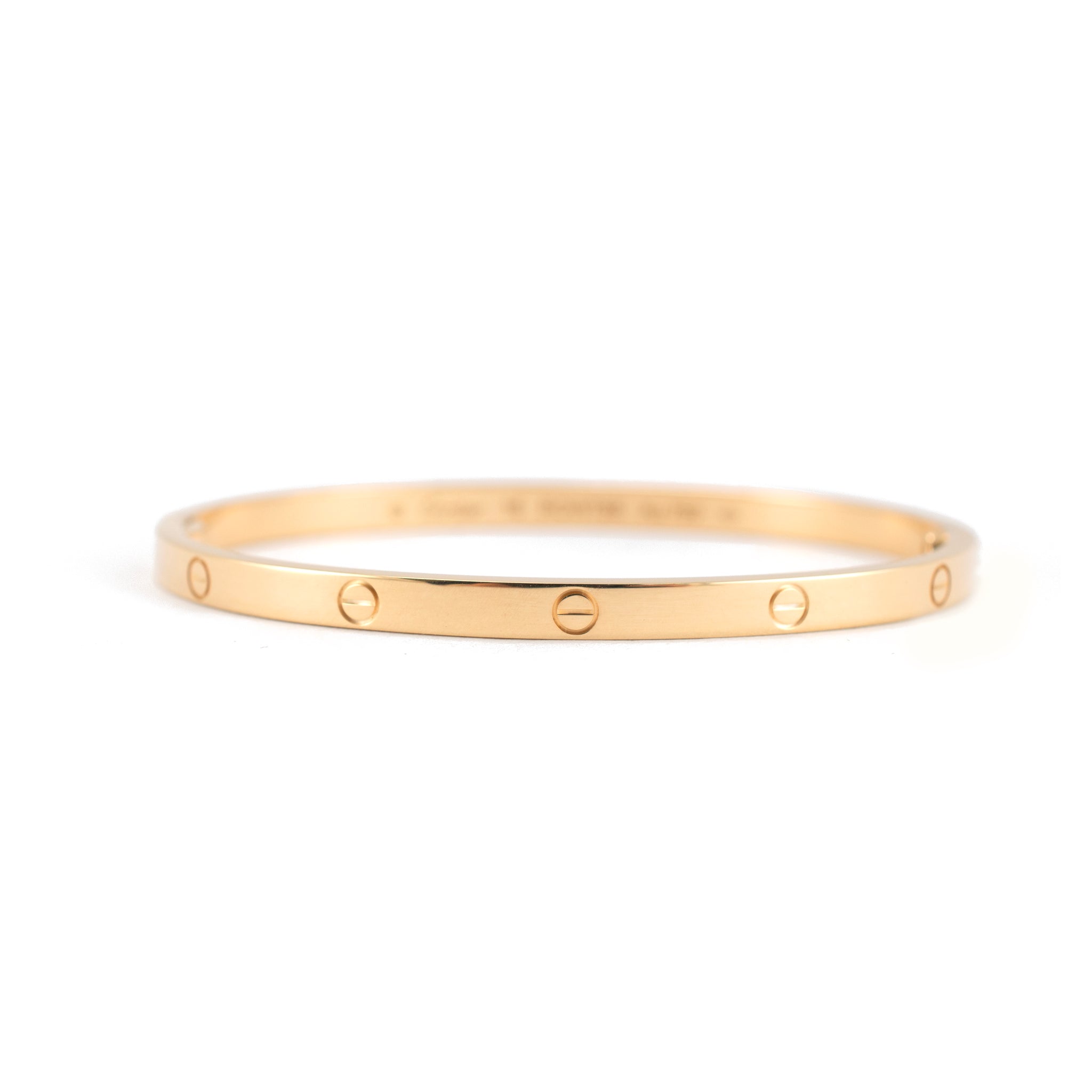 Cartier Love Small Model 18K Yellow Gold Bangle Bracelet