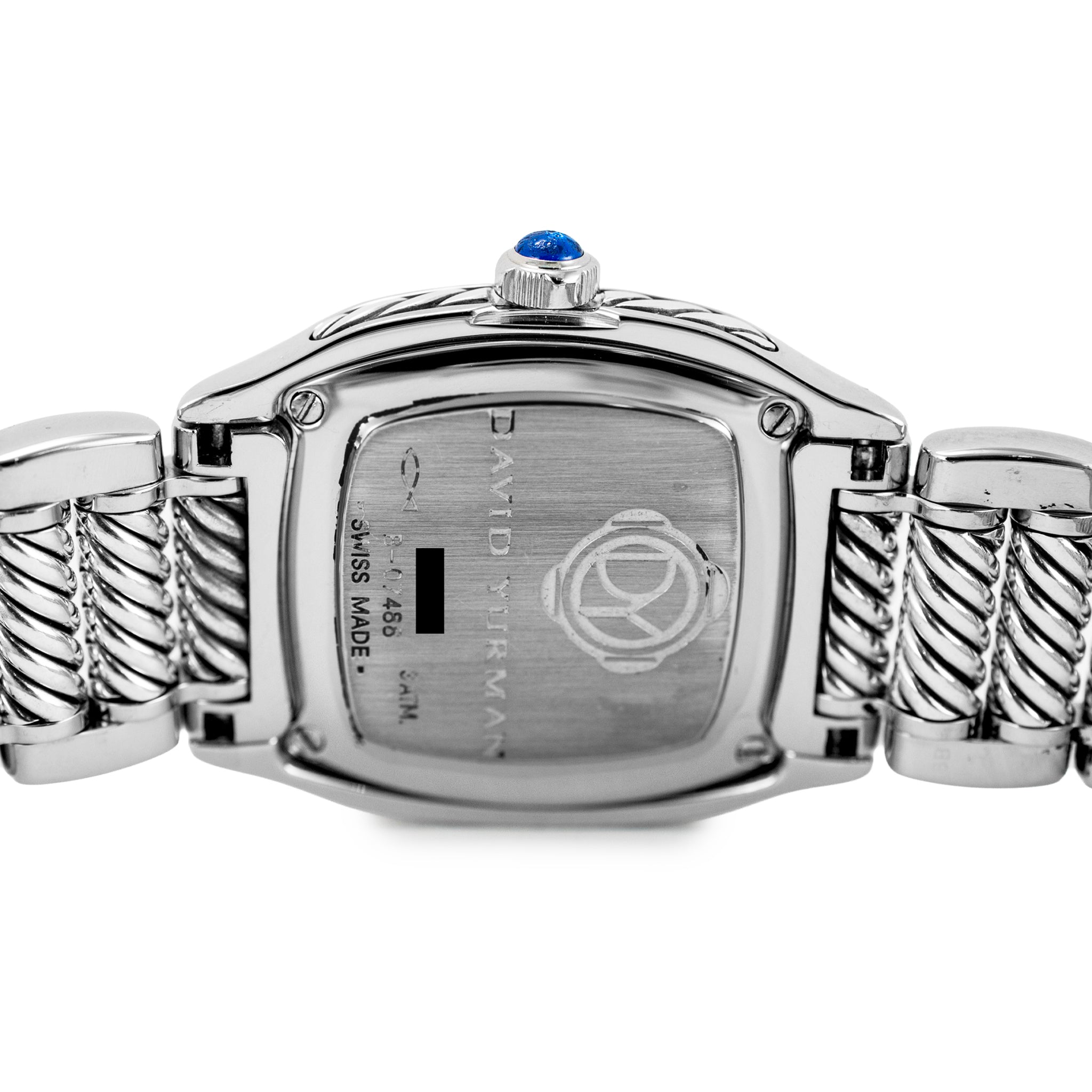 Ladies David Yurman Thoroughbred 31MM T304-Xsst Diamond Steel Quartz Watch