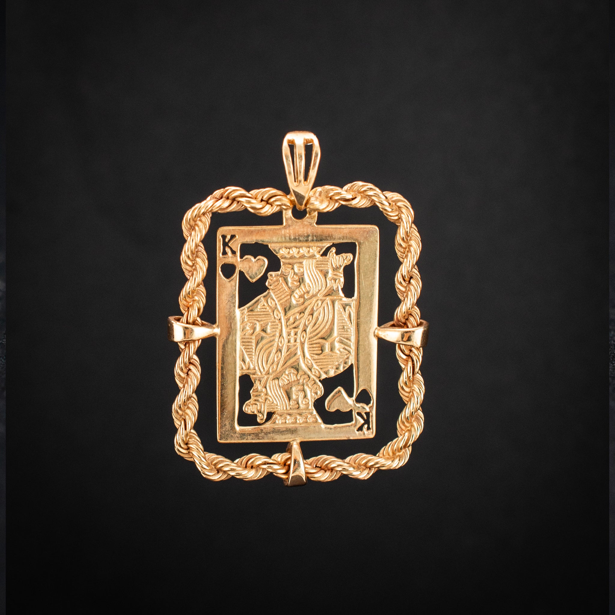 14K Yellow Gold Charm Pendant 9.09g 1½" 456922 available at DJP Jewelers & Luxury Buyers