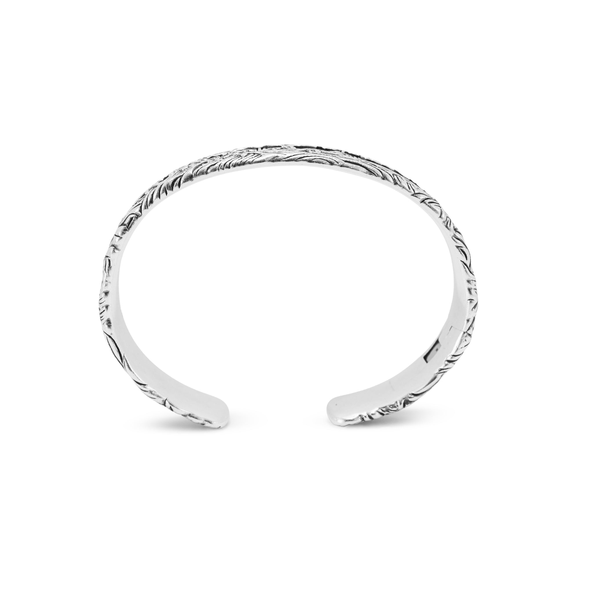 Men’s David Yurman Waves Sterling Silver & 18K Yellow Gold 12MM Cuff Bracelet