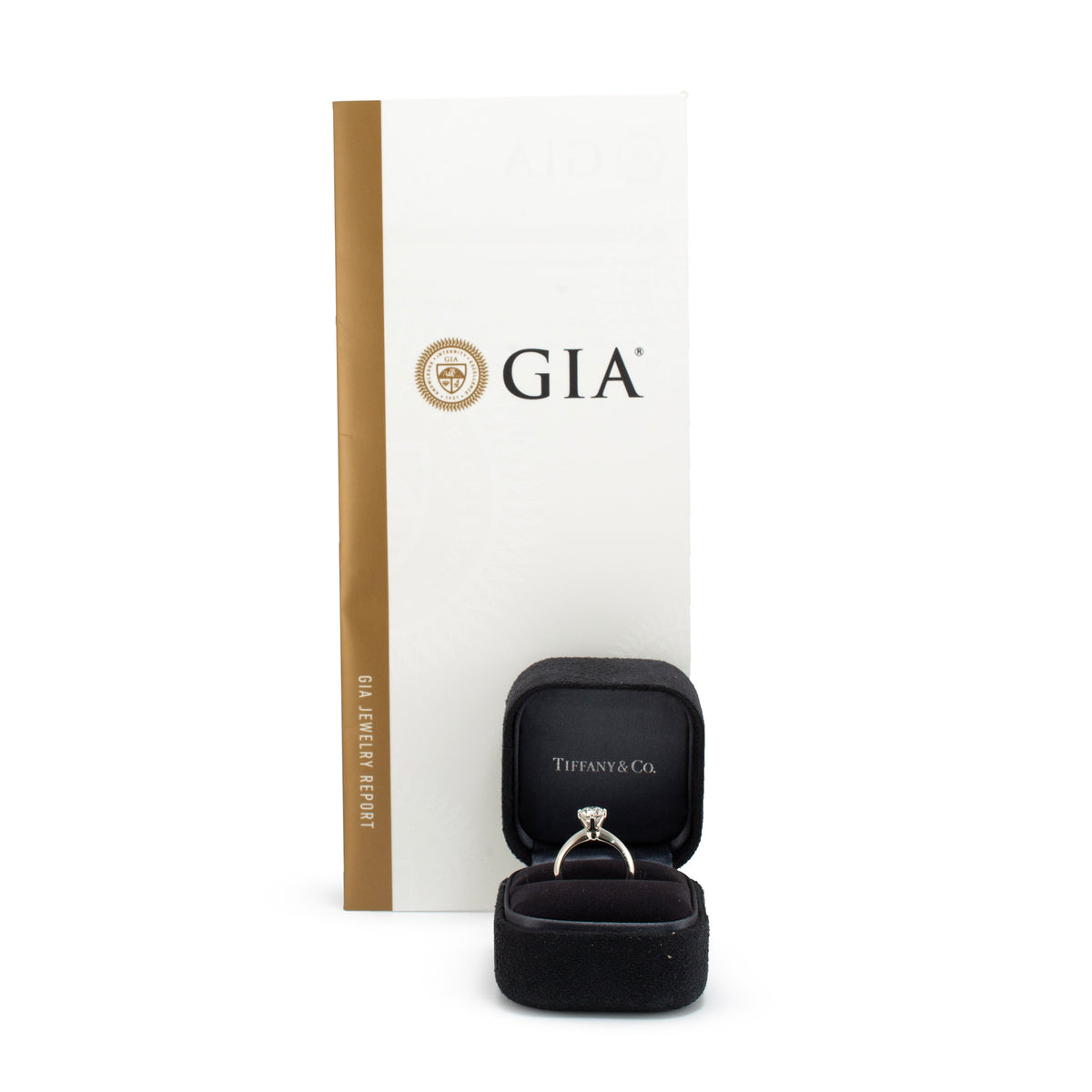 Tiffany & Co. The Tiffany Setting Platinum Gia 1.24ct Diamond Engagement Ring