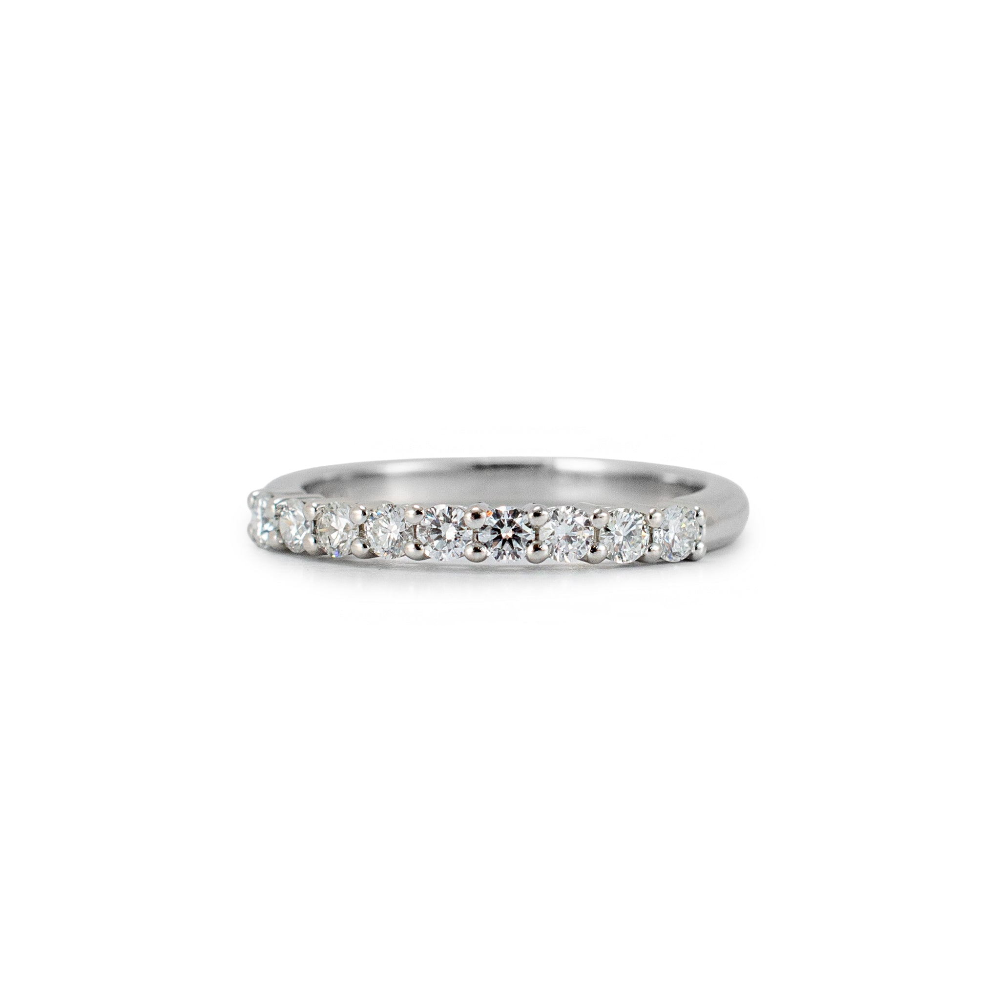 Tiffany & Co. Tiffany Forever Platinum 0.27ctw Half-Circle Diamond Band Ring