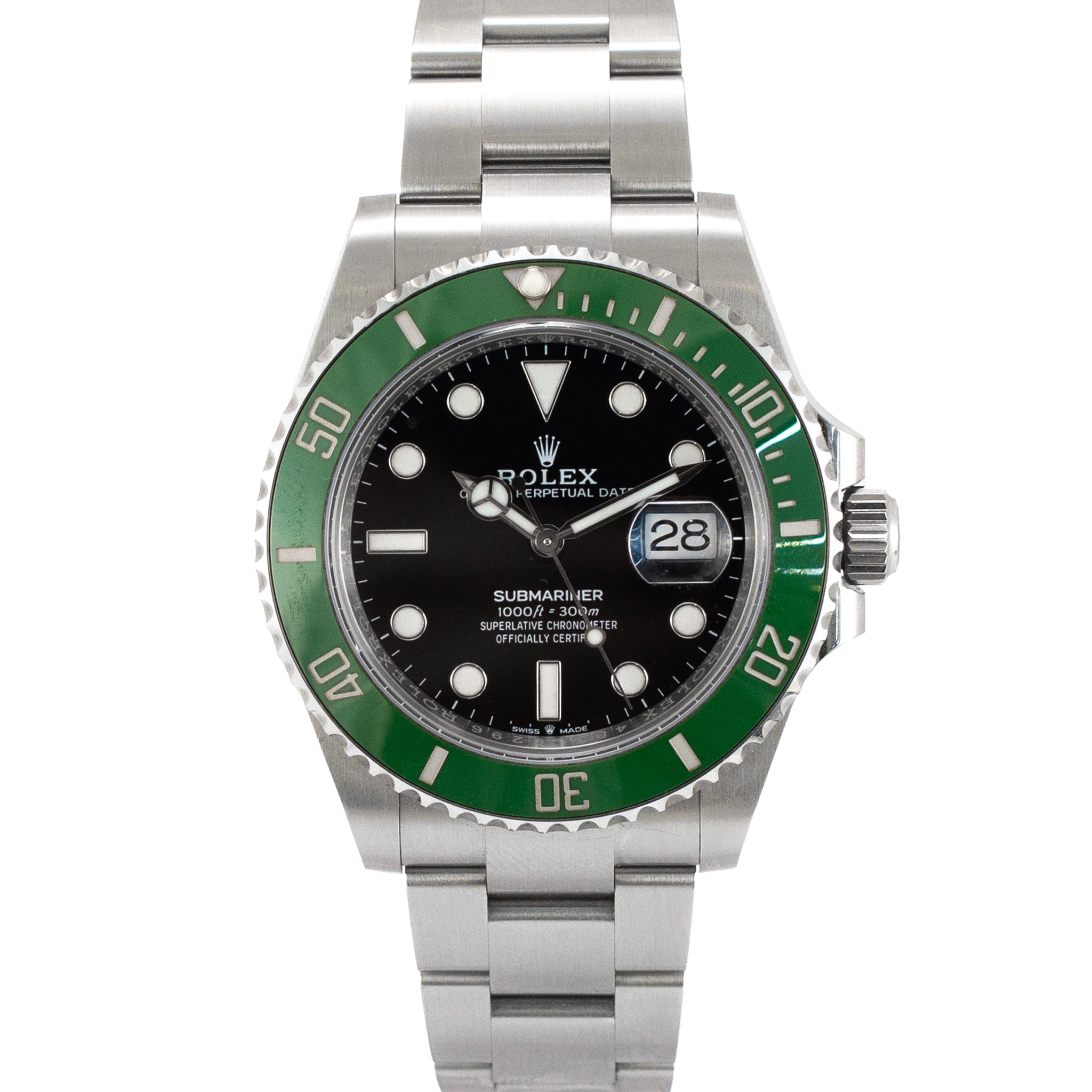 Rolex Submariner Date 41MM 126610LV Starbucks Green Black Steel Watch