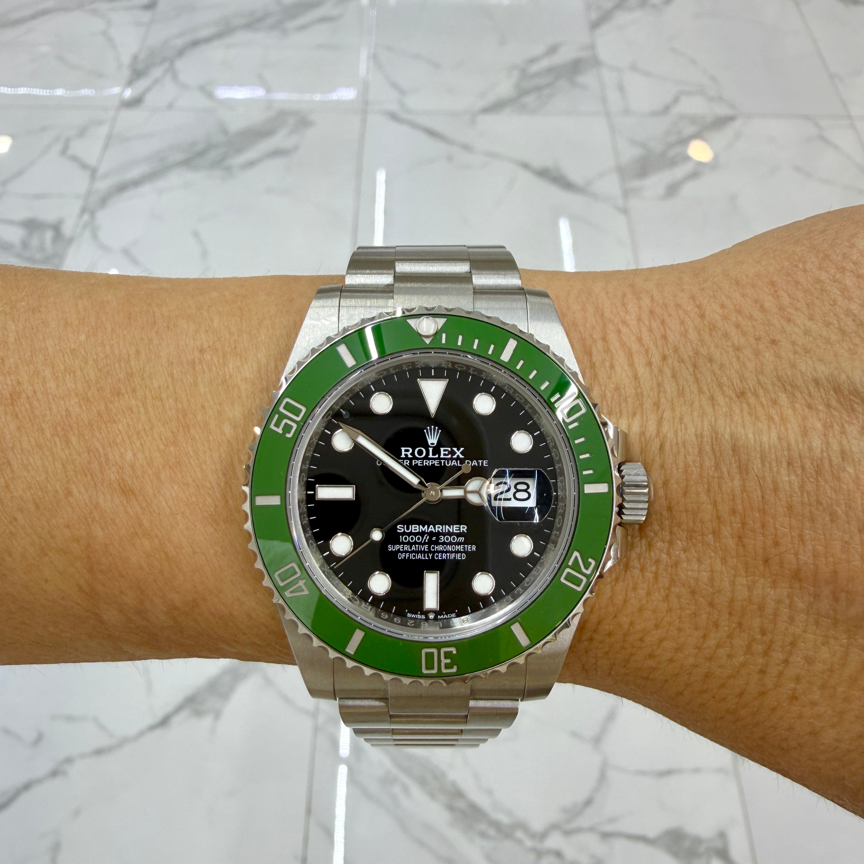 Rolex Submariner Date 41MM 126610LV Starbucks Green Black Steel Watch