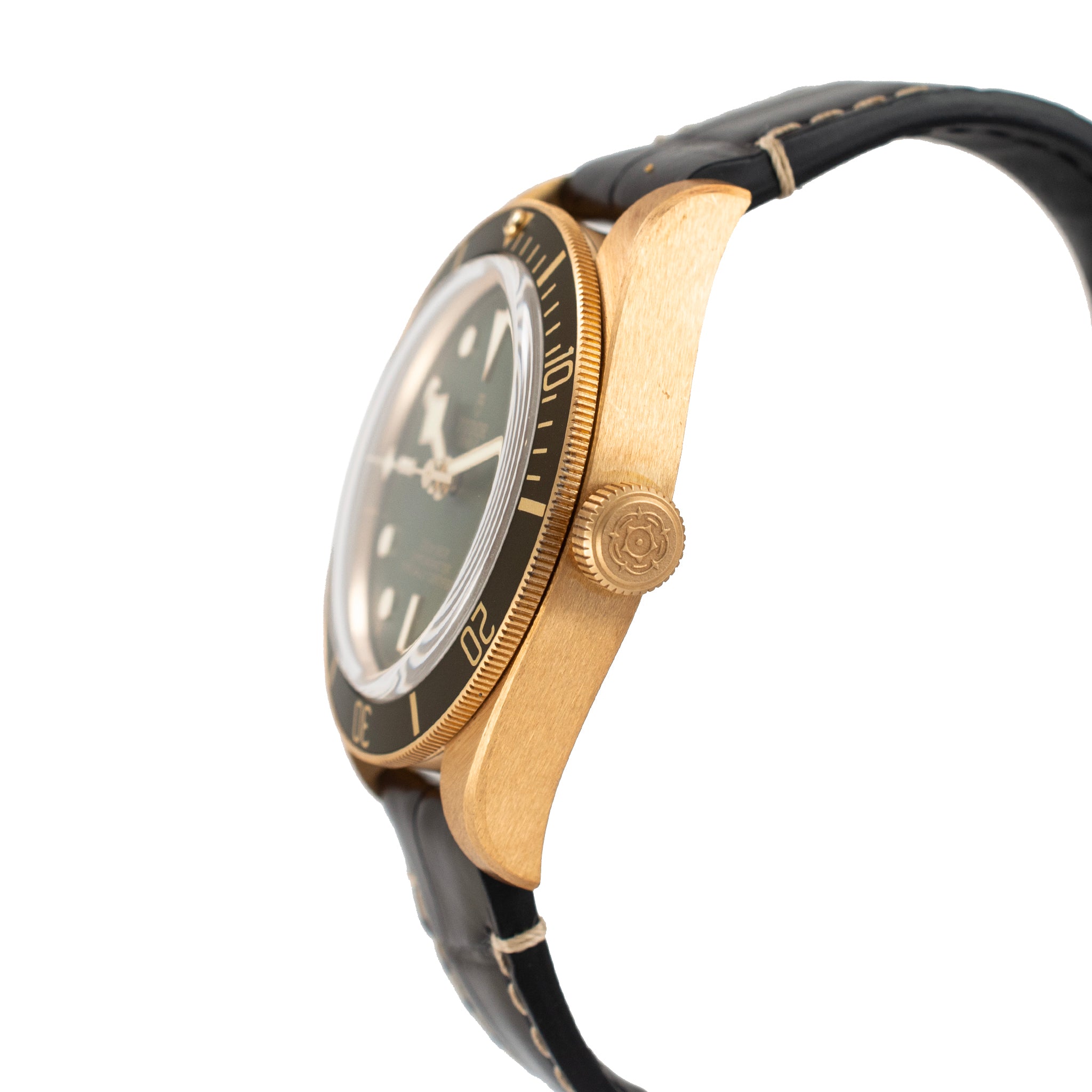 2024 Tudor Black Bay 58 39MM 79018V Green Dial & Bezel 18K Yellow Gold Watch